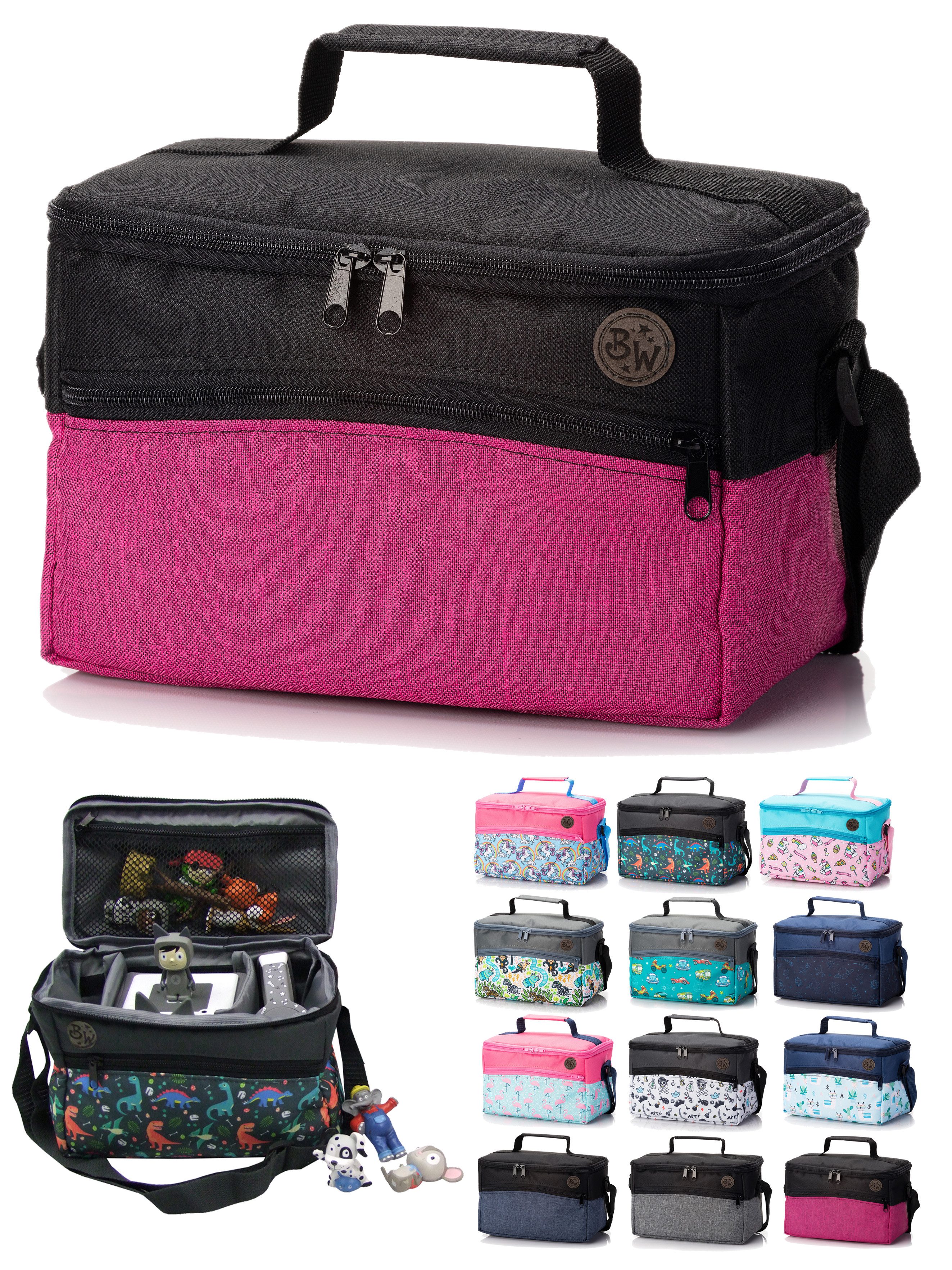 Aufbewahrungstasche Tasche für Toniebox Tigerbox für Musikbox Hörwürfel Innenfächer
