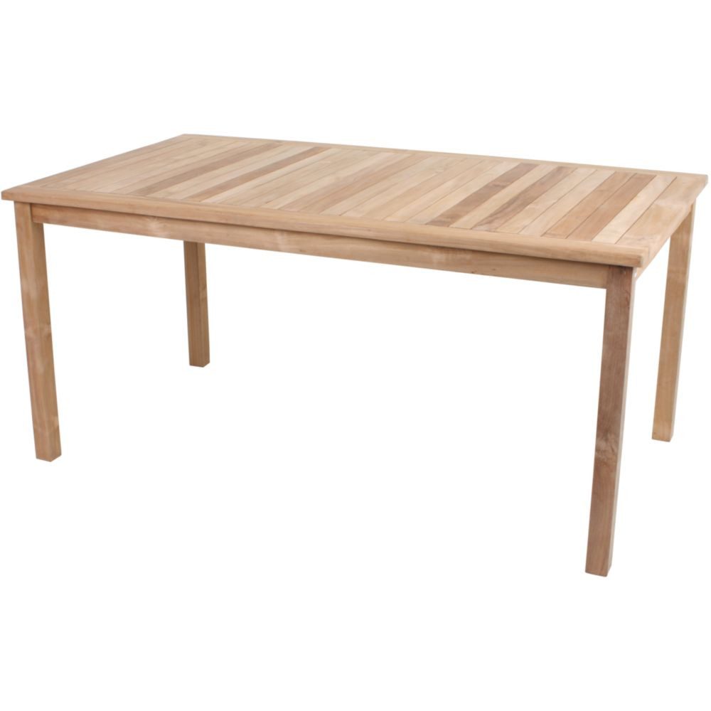 Garden Pleasure Gartentisch Gartentisch SOLO, rechteckig, Teak B-grade unbehandelt