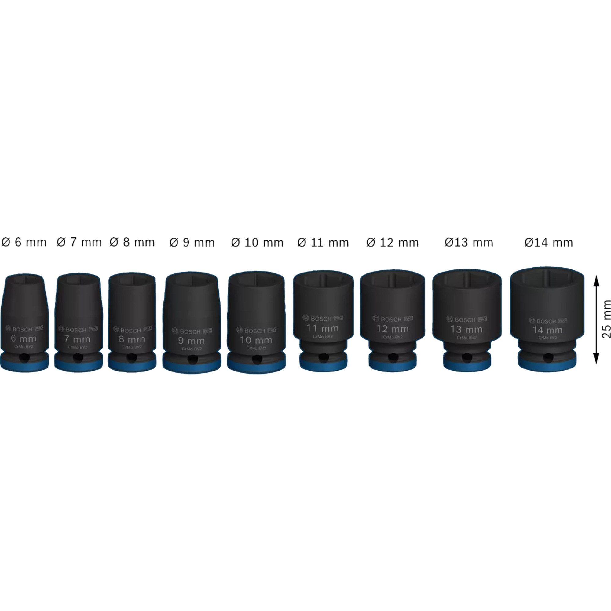 Bosch Professional Steckschlüssel Bosch Professional PRO Impact