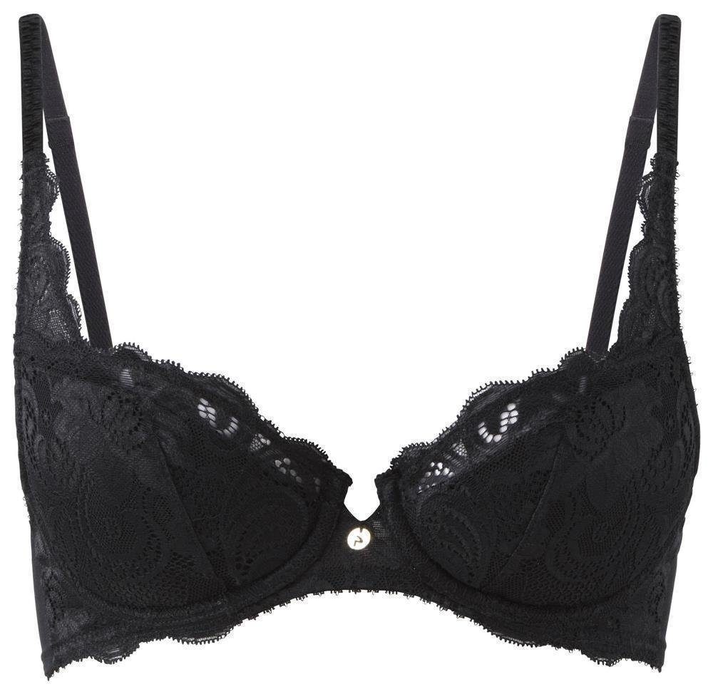 Gossard Halbschalen-BH Gypsy halb gefütterter Bügel BH Black (Halbschalen BH, 1-tlg., glatte Spitze)