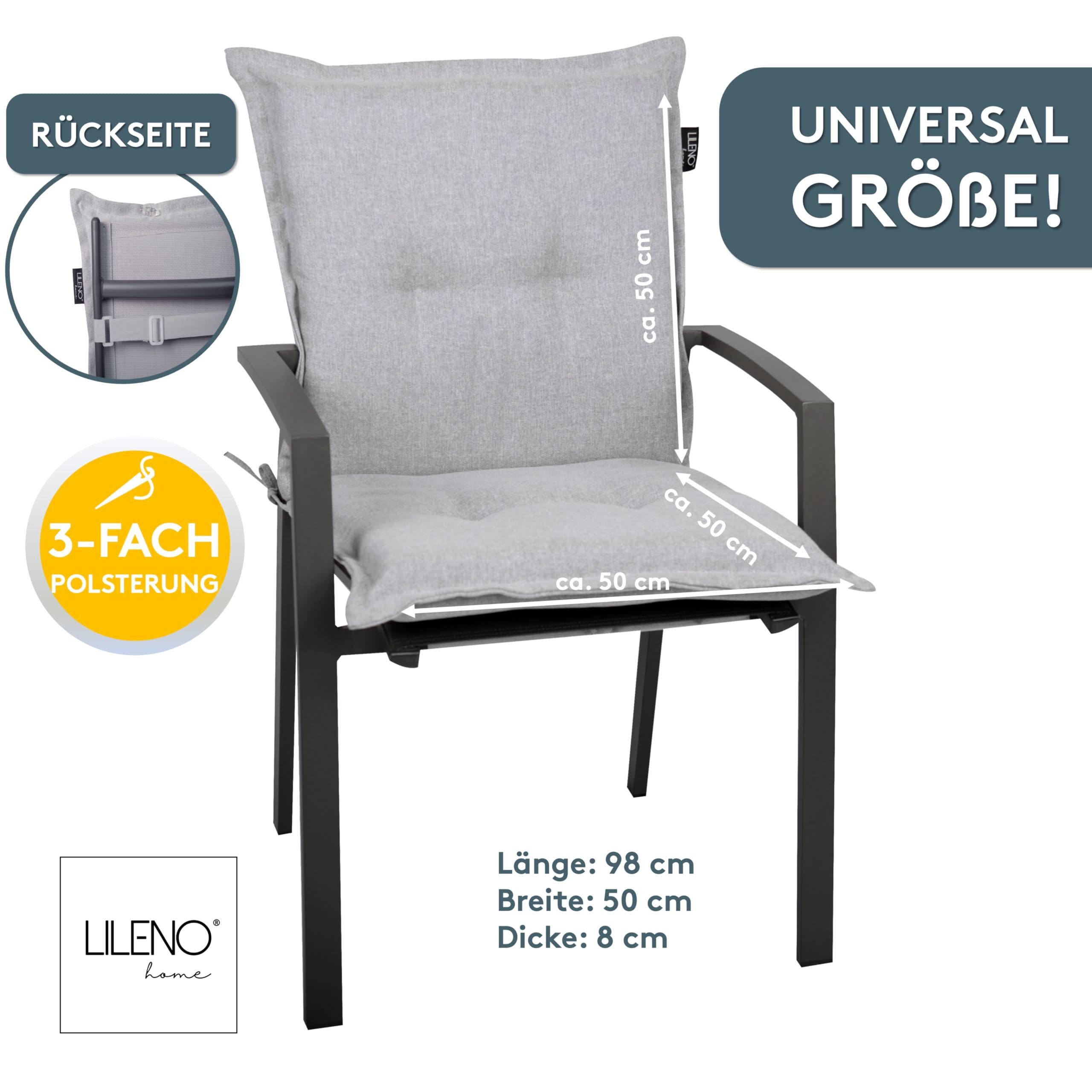 LILENO HOME Polsterauflage Gartenstuhl Niedriglehner Auflage, günstig online kaufen