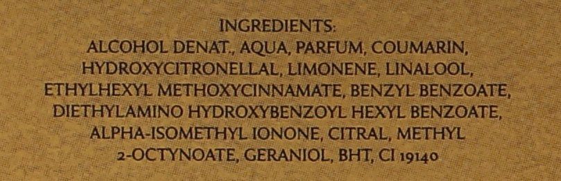 Trussardi Eau de Toilette My Land, mir aromatischer Basisnote