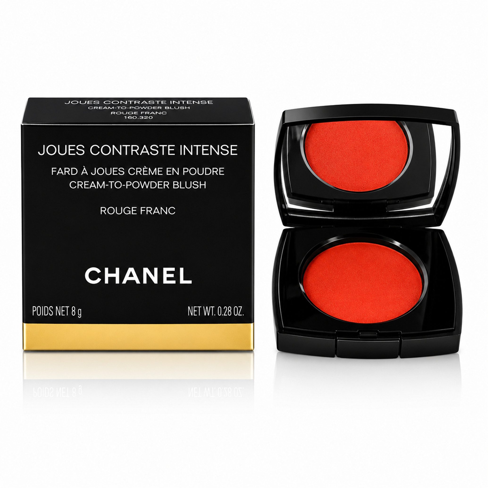 CHANEL Rouge Chanel Joues Contraste Intense Rouge Franc Cream-To-Powder Blush 8g