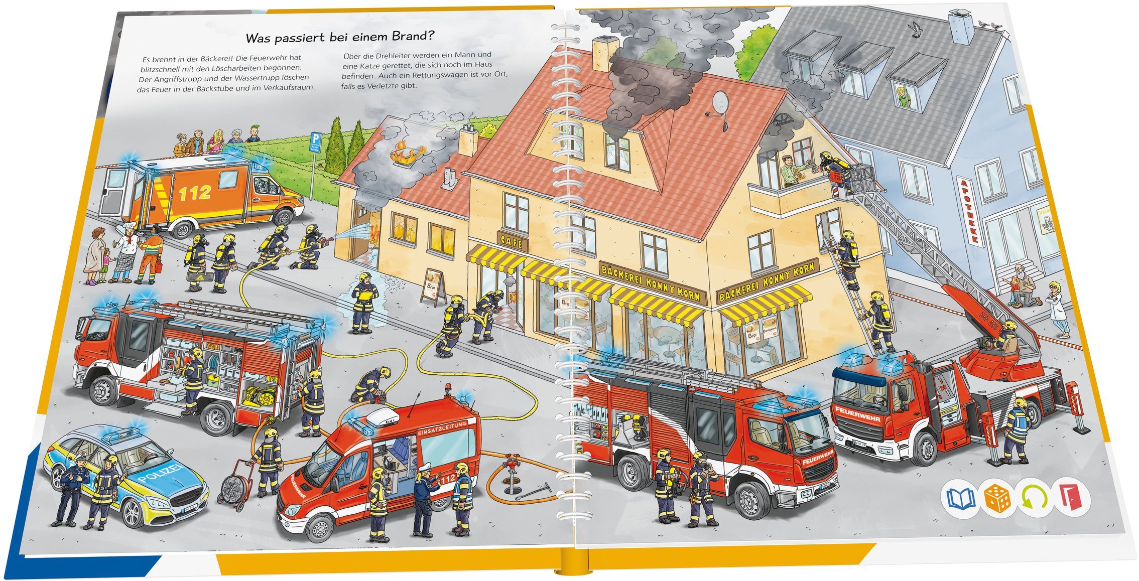tiptoi® Wieso? Weshalb? Warum? Bei der Feuerwehr, Made in Europe – Bild 4 von 5