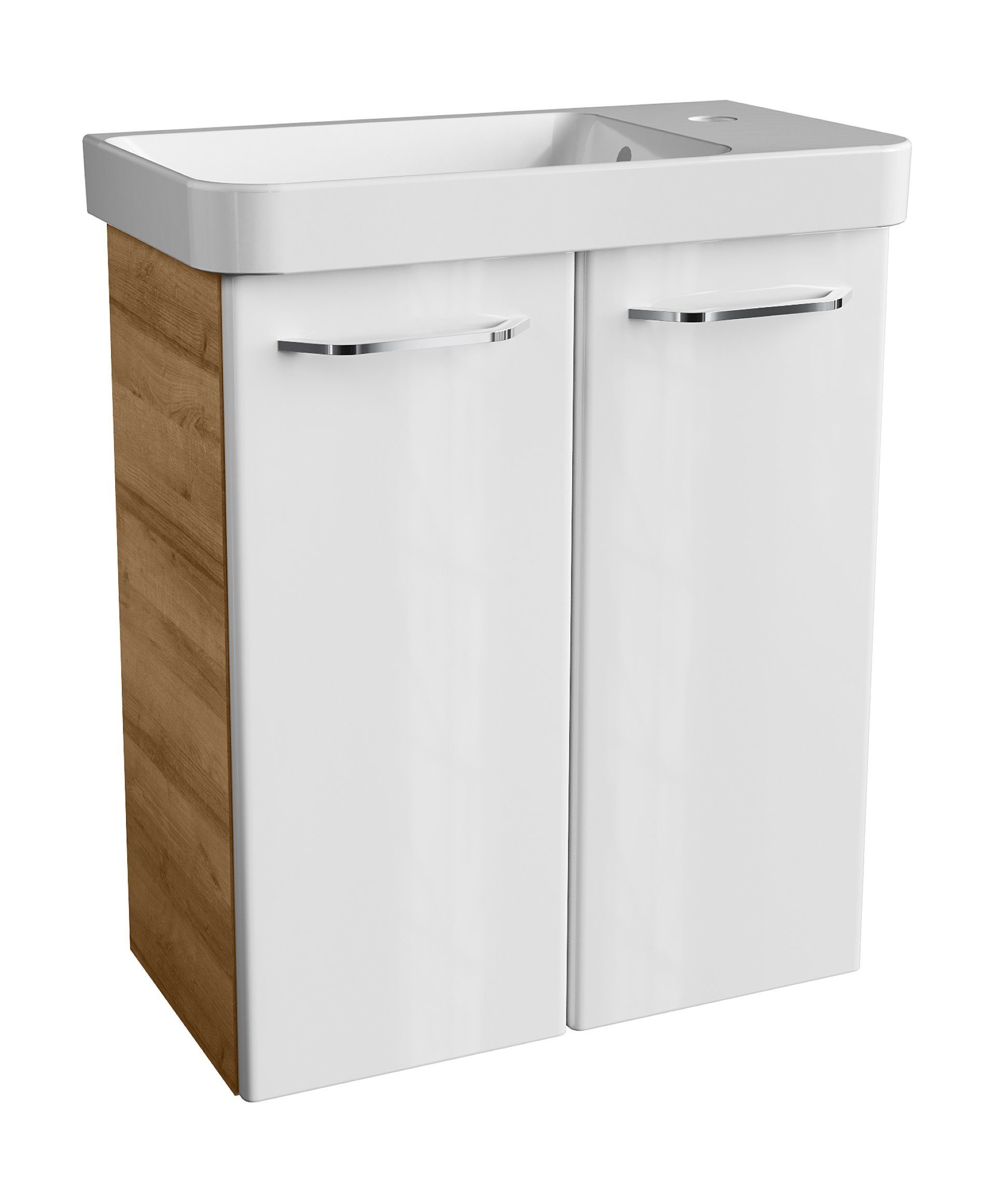 FACKELMANN Badmöbel-Set MILANO Gäste WC Set 2 Teile