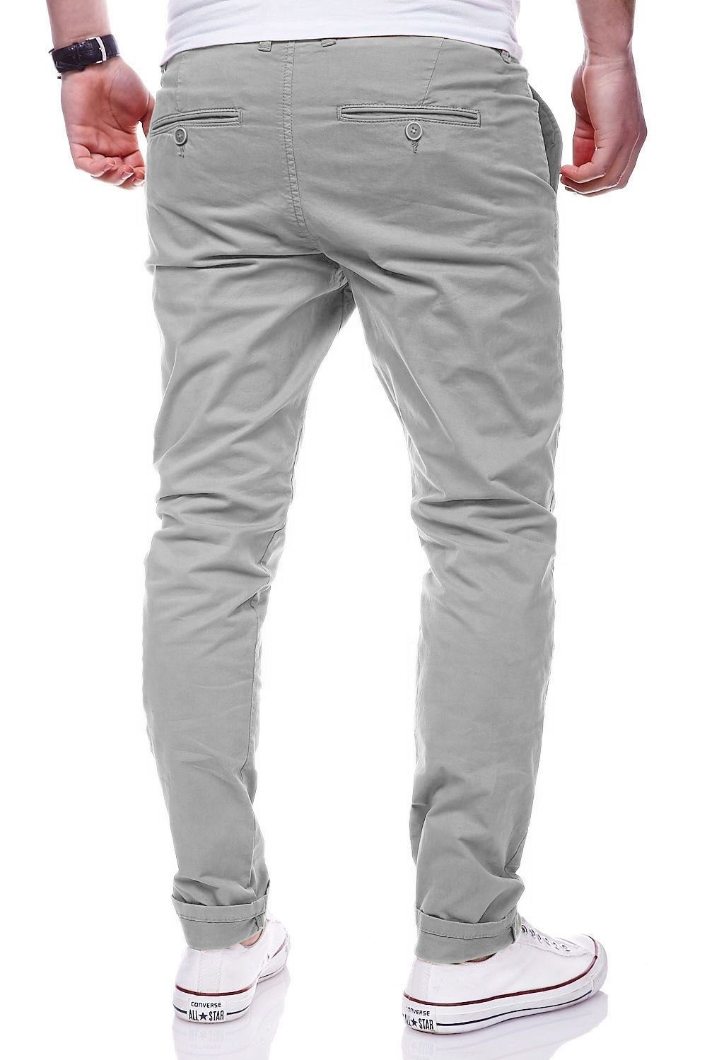 behype Chinohose MPBISTER Basic Stretch Hose Regular Slim-Fit günstig online kaufen