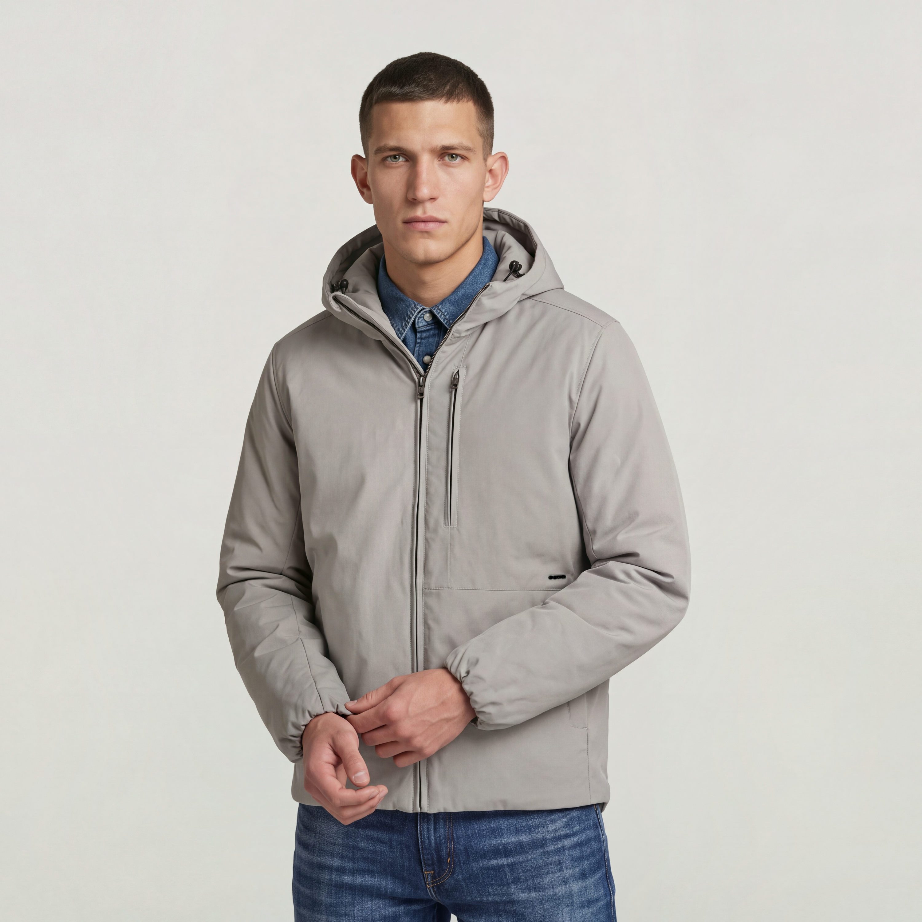 G-STAR Outdoorjacke Clean foundation hdd jacket mit Kapuze, gefüttert