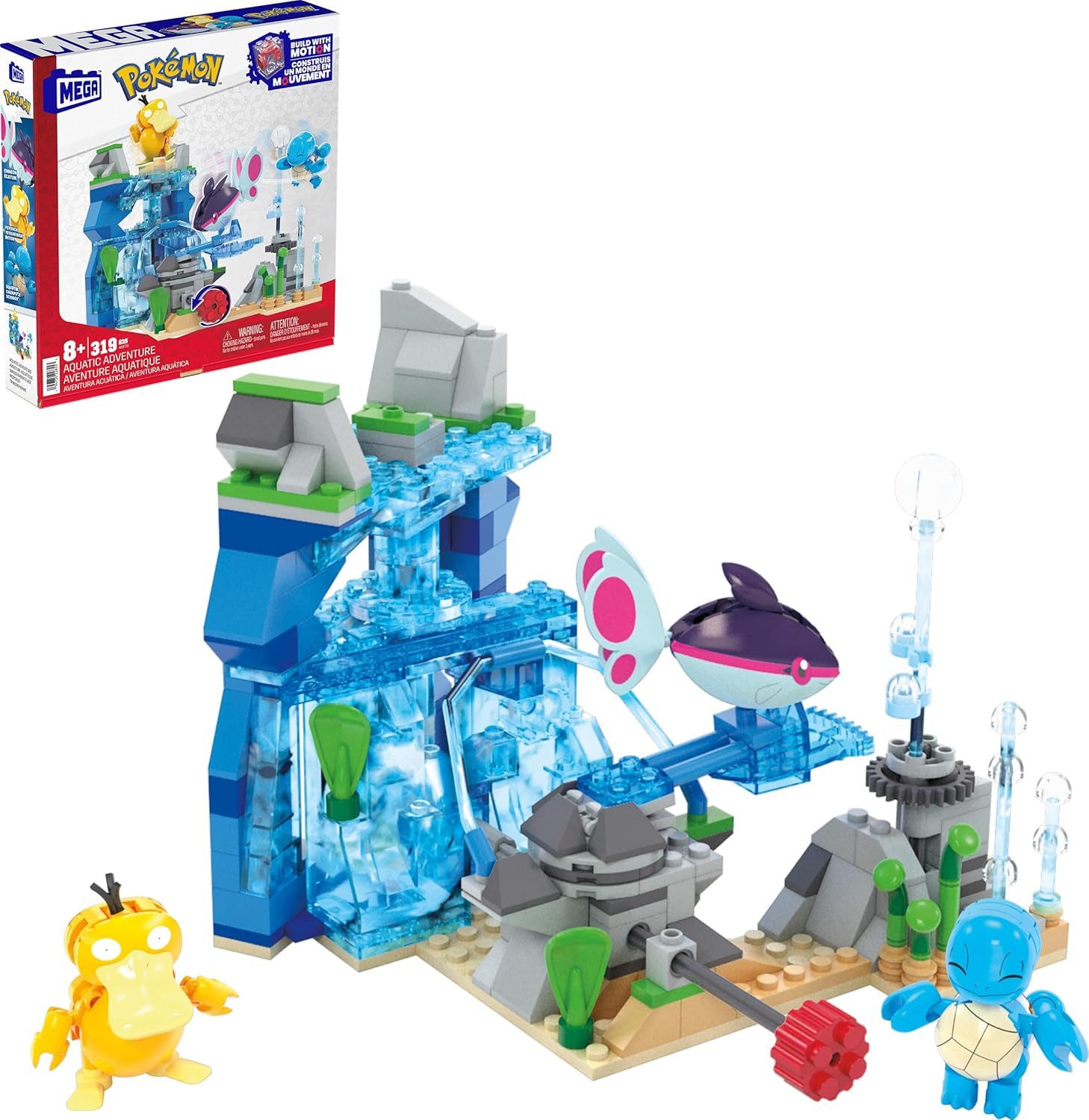MEGA MEGA Pokémon Wasserabenteuer HXF79 Konstruktionsspielsteine