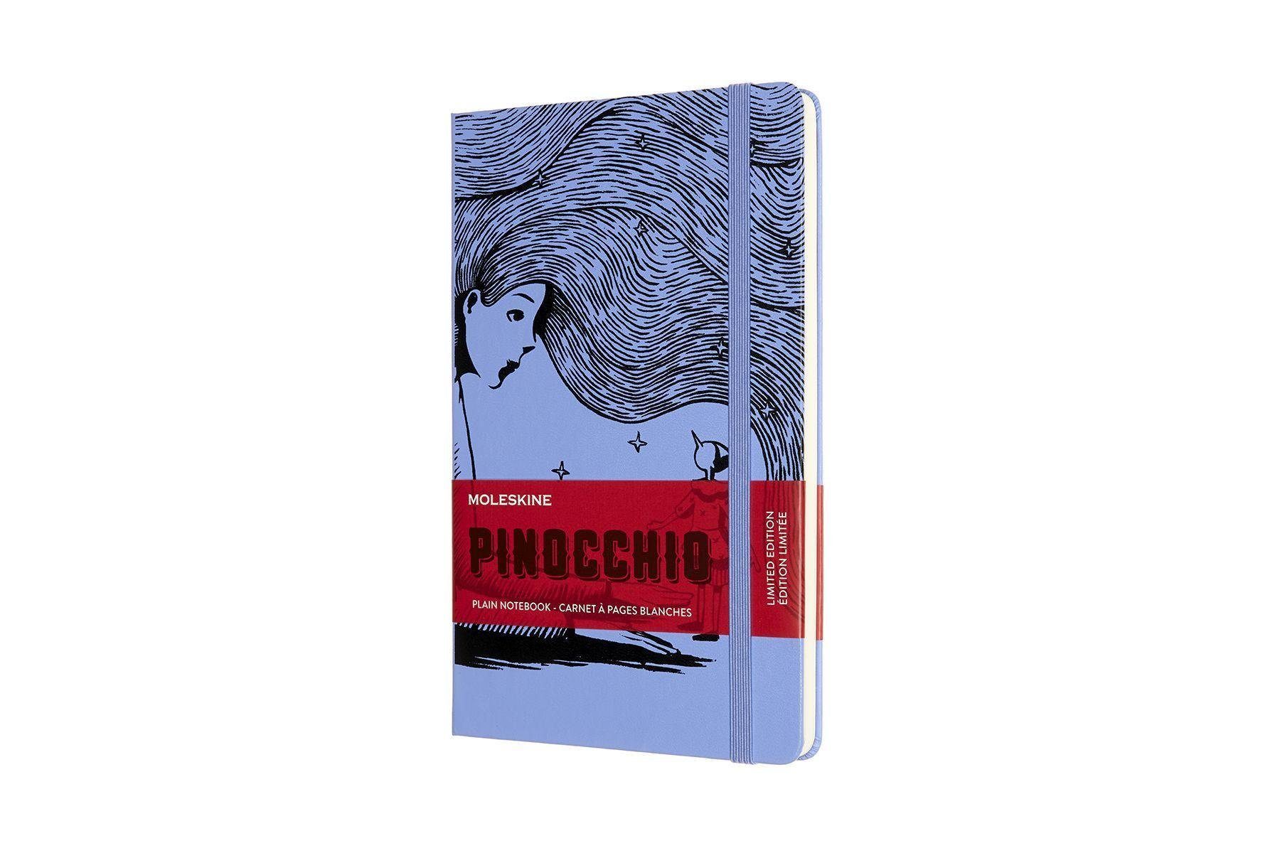 Pinocchio, Notizbuch - Moleskine Fee MOLESKINE Large/A5, Notizbuch Blanko,