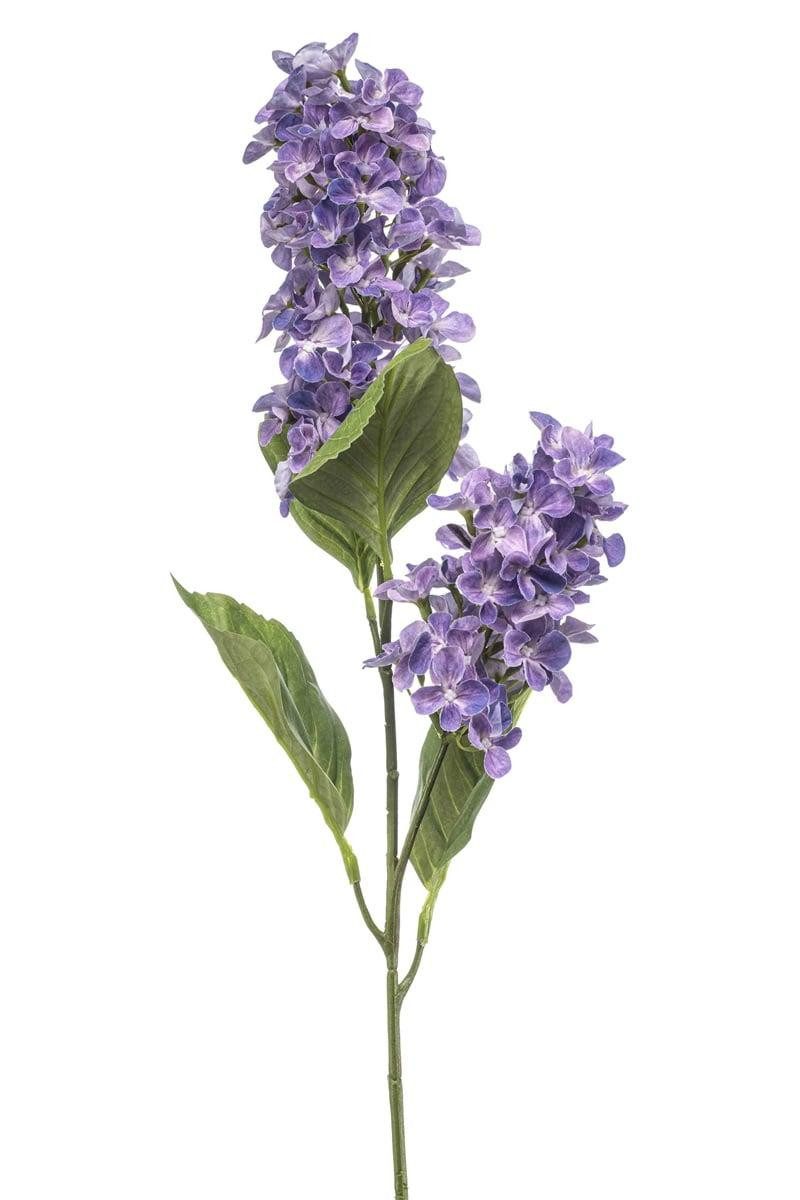 Kunstzweig Deko Zweig Hortensie XELMAR, lila, 75cm Hortensie, artplants, Höhe 75.0 cm