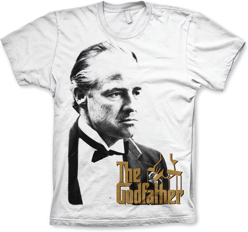 The Godfather T-Shirt Don With Gold Logo Big Tall T-Shirt