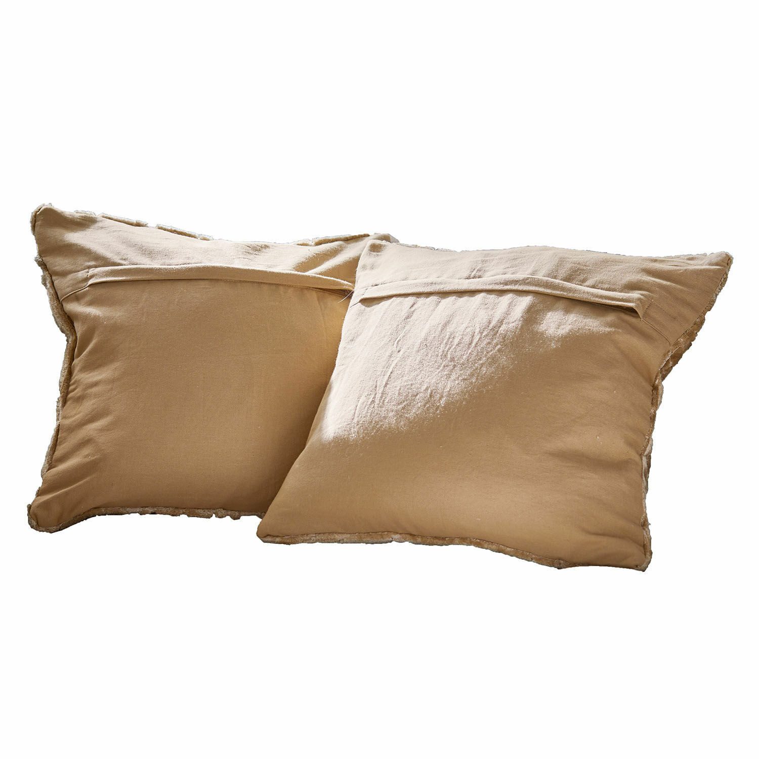 Mirabeau Kissenhülle Kissenhülle 2er Set Doranza gold/braun