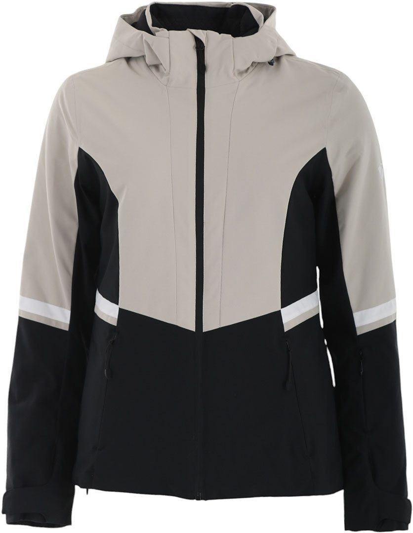 Skijacke ZIENER PANKA_BR Jacke black/silver beige
