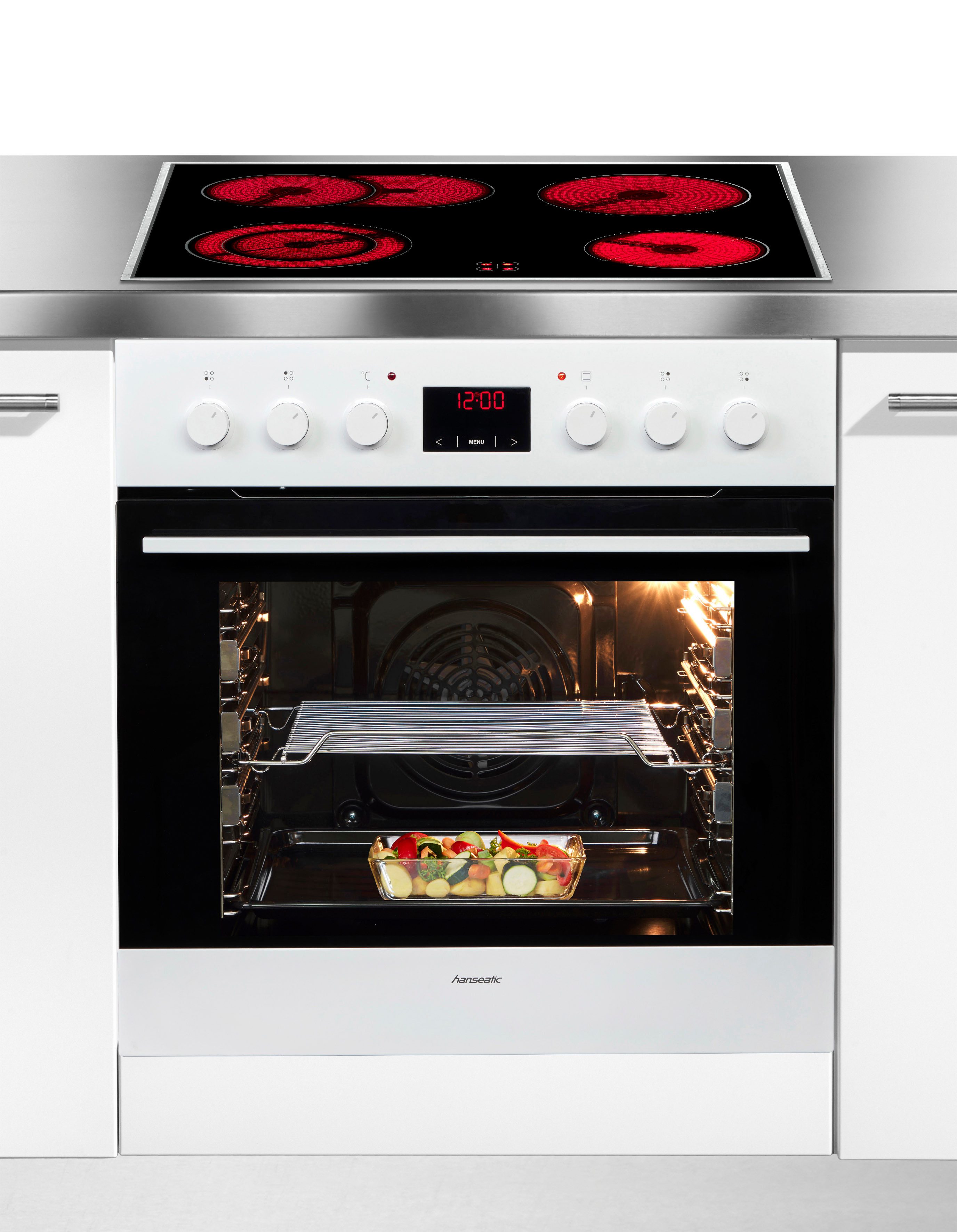 Hanseatic Elektro-Herd-Set 2022C(G)3.334eEHiTsDpHbW
