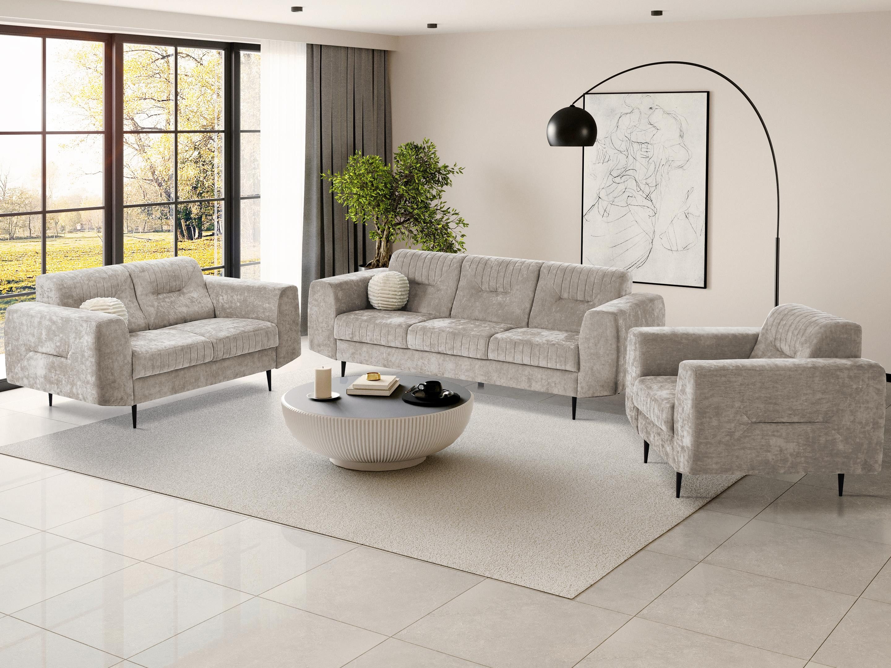 Beautysofa Polstergarnitur im modernen Stil auf günstig online kaufen