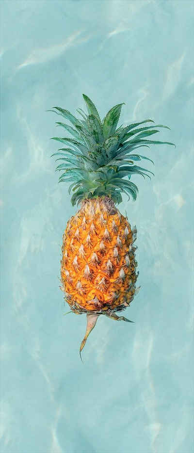 MySpotti Spritzschutz fresh Happy Pineapple, 90 x 210 cm