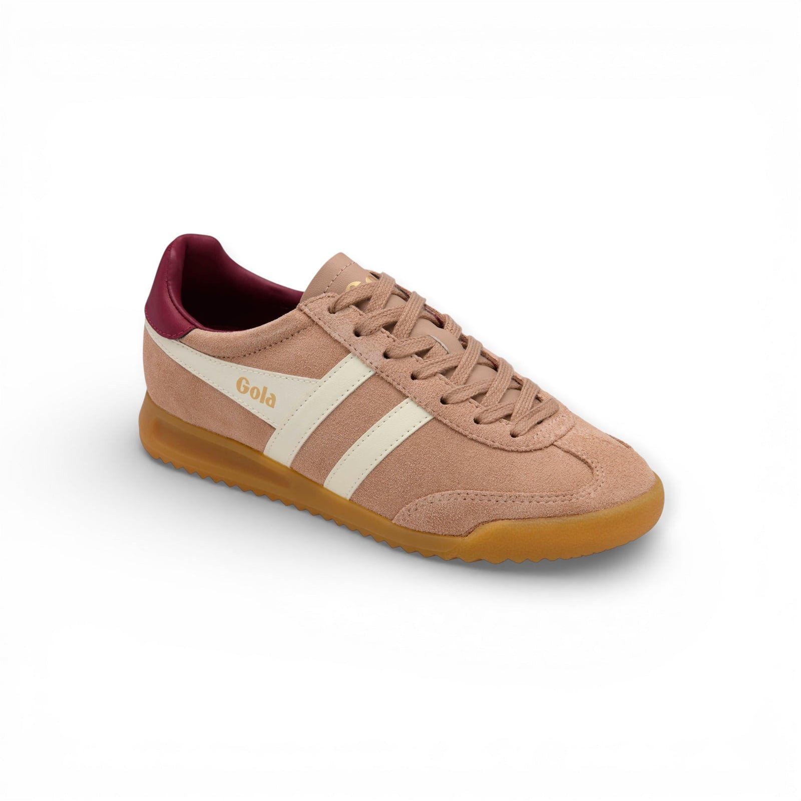 Gola Torpedo (Wildleder) 2026 camelbraun/offwhite/rot Damen Sneaker