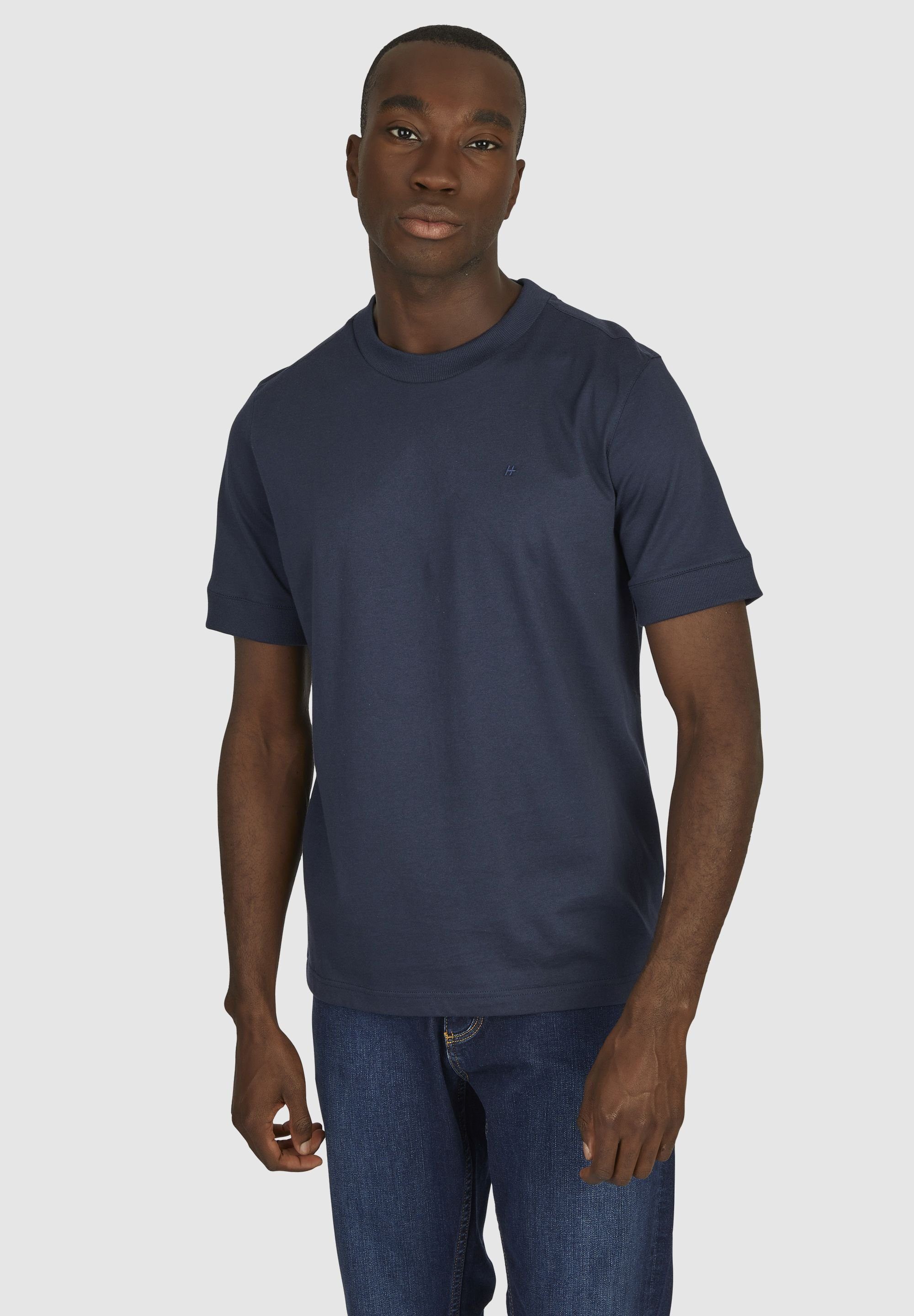 HECHTER PARIS T-Shirt mit modischen Akzente midnight blue