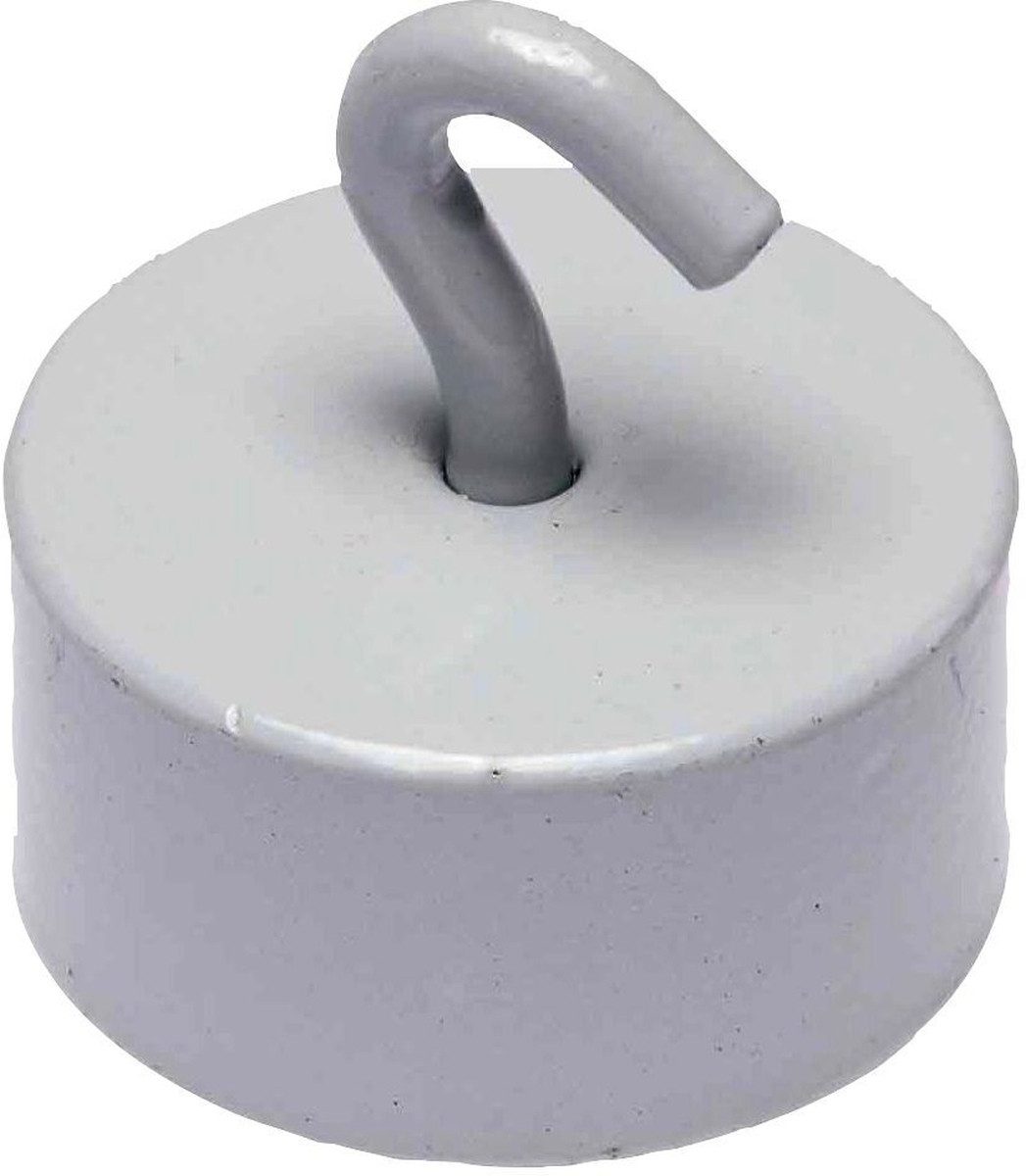 ALCO Magnet Hakenmagnet Neodym Neodym (Nd) 30mm TG 28000 g weiß