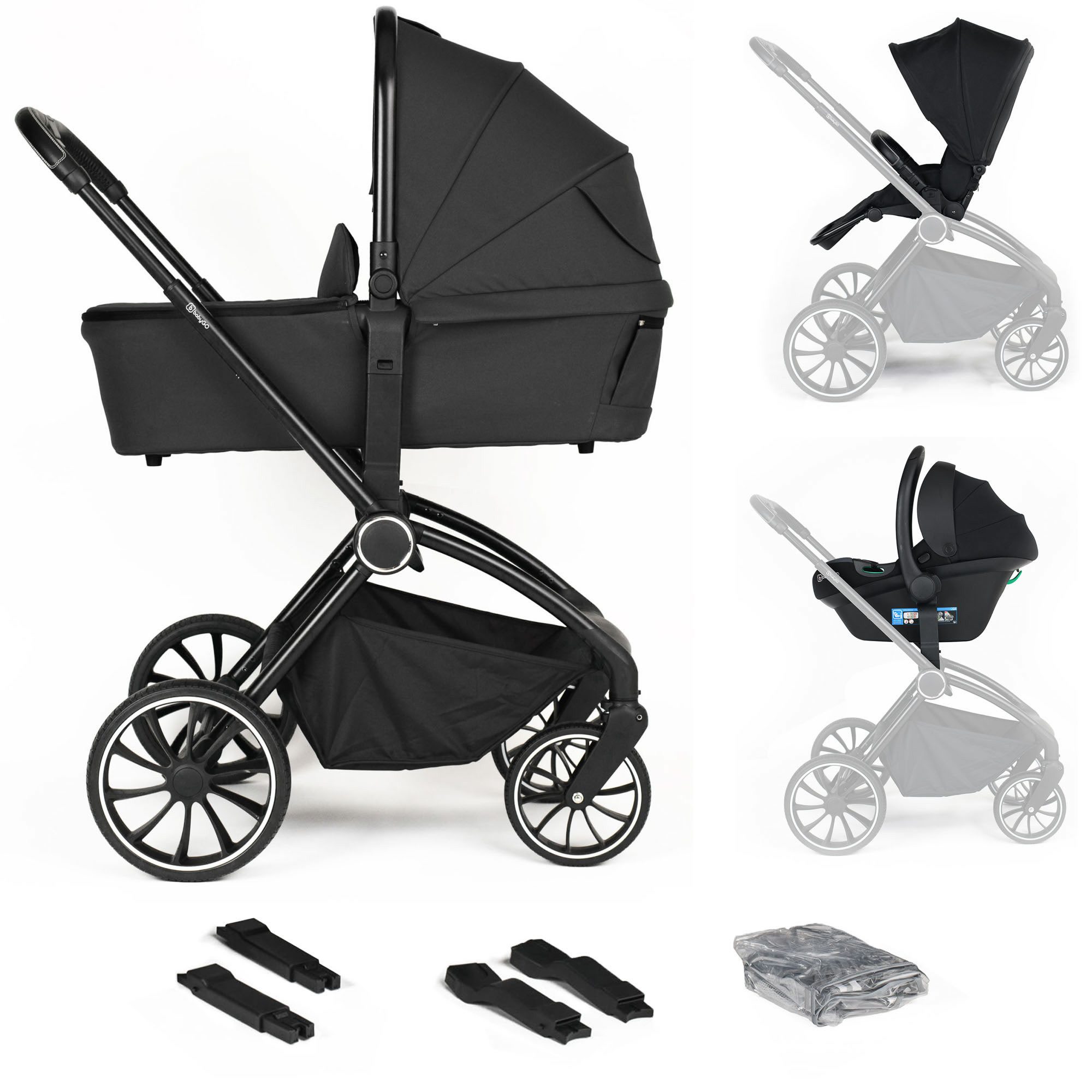 Kombi-Kinderwagen Harmony 3in1 Komplettset inkl. Babyschale