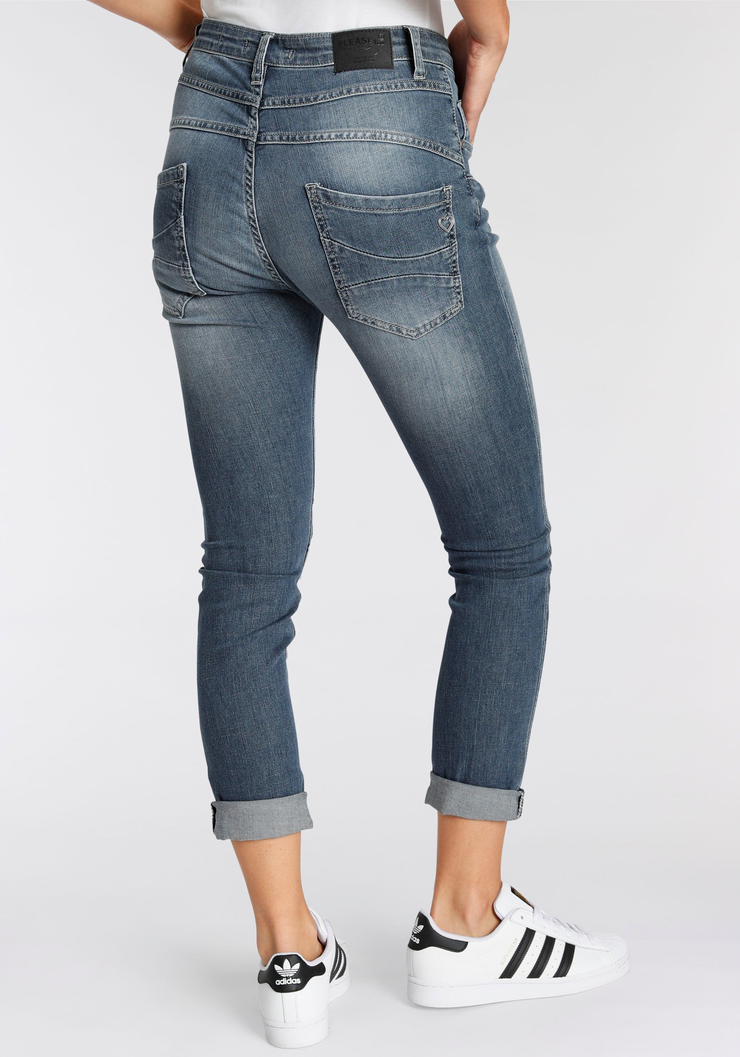 Damen Jeans Please Jeans Boyfriend-Jeans P 78A im Authentic Used Look
