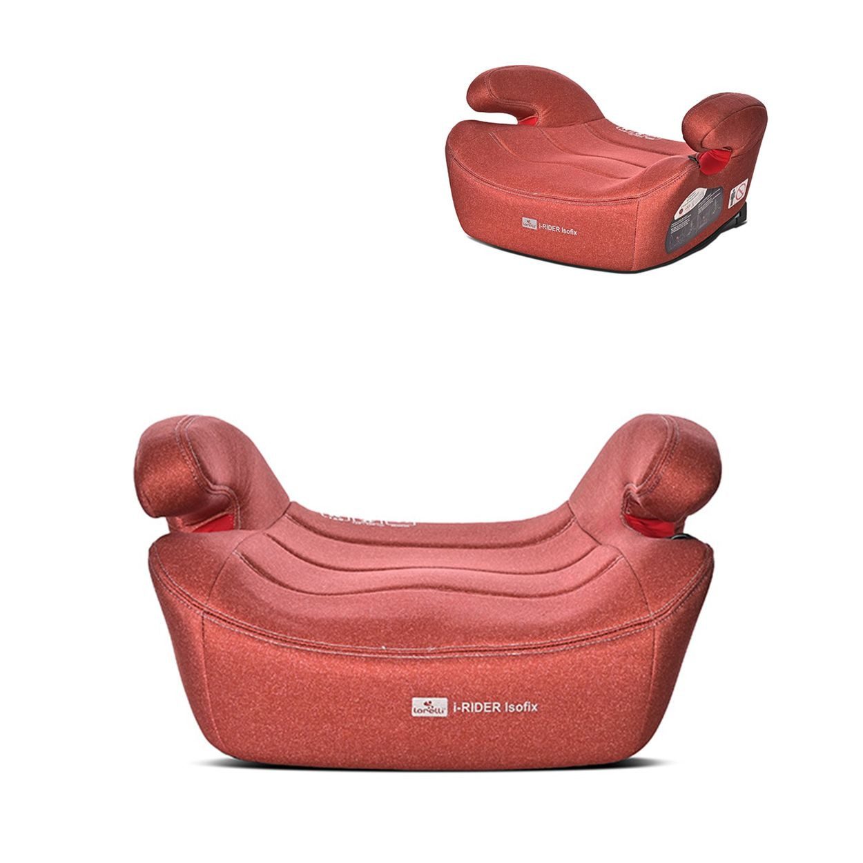 LORELLI Kindersitzerhöhung i-Rider Isofix (125-150cm), ab: 6, bis: 12, Armlehne, abnehmbarer Bezug, i-Size, von 6 bis 12 Jahren, waschbar