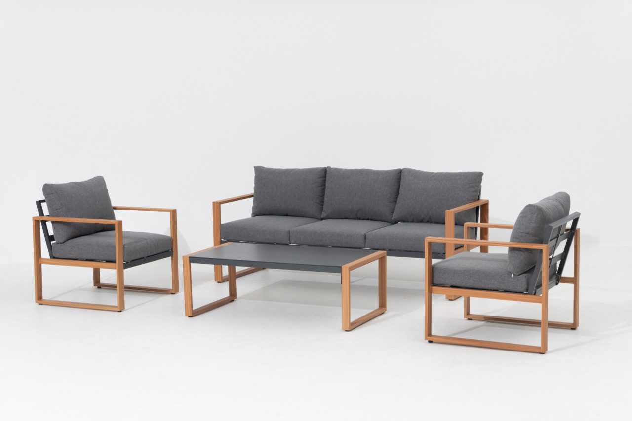 Primaster Loungeset Primaster Gartenmöbel-Set Marbella Aluminium günstig online kaufen