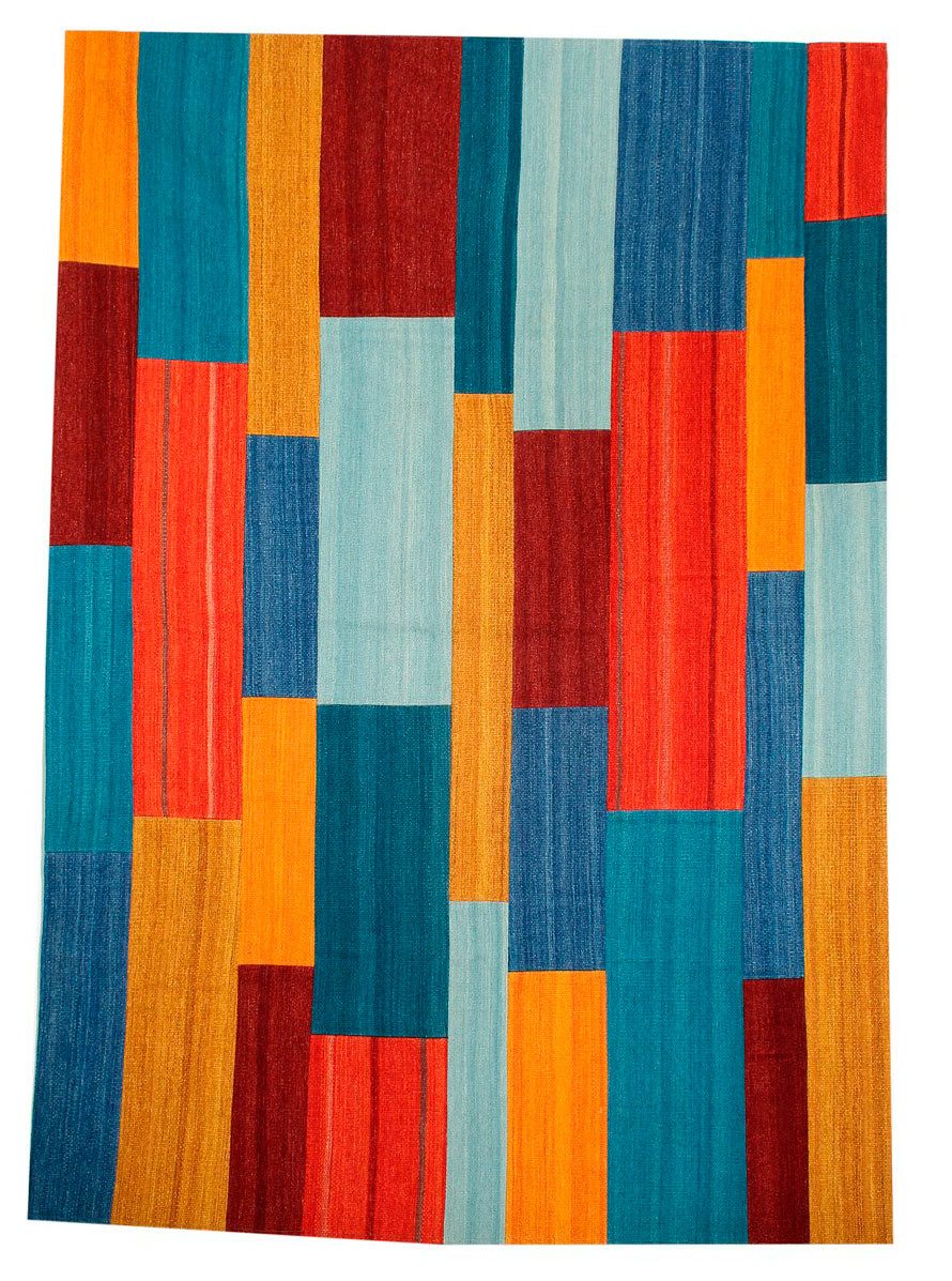 Kayoom Teppich Radical 335, rechteckig, Höhe: 15 mm, Handgewebter Jacquard Kilim, hochwertige Materialmischung.