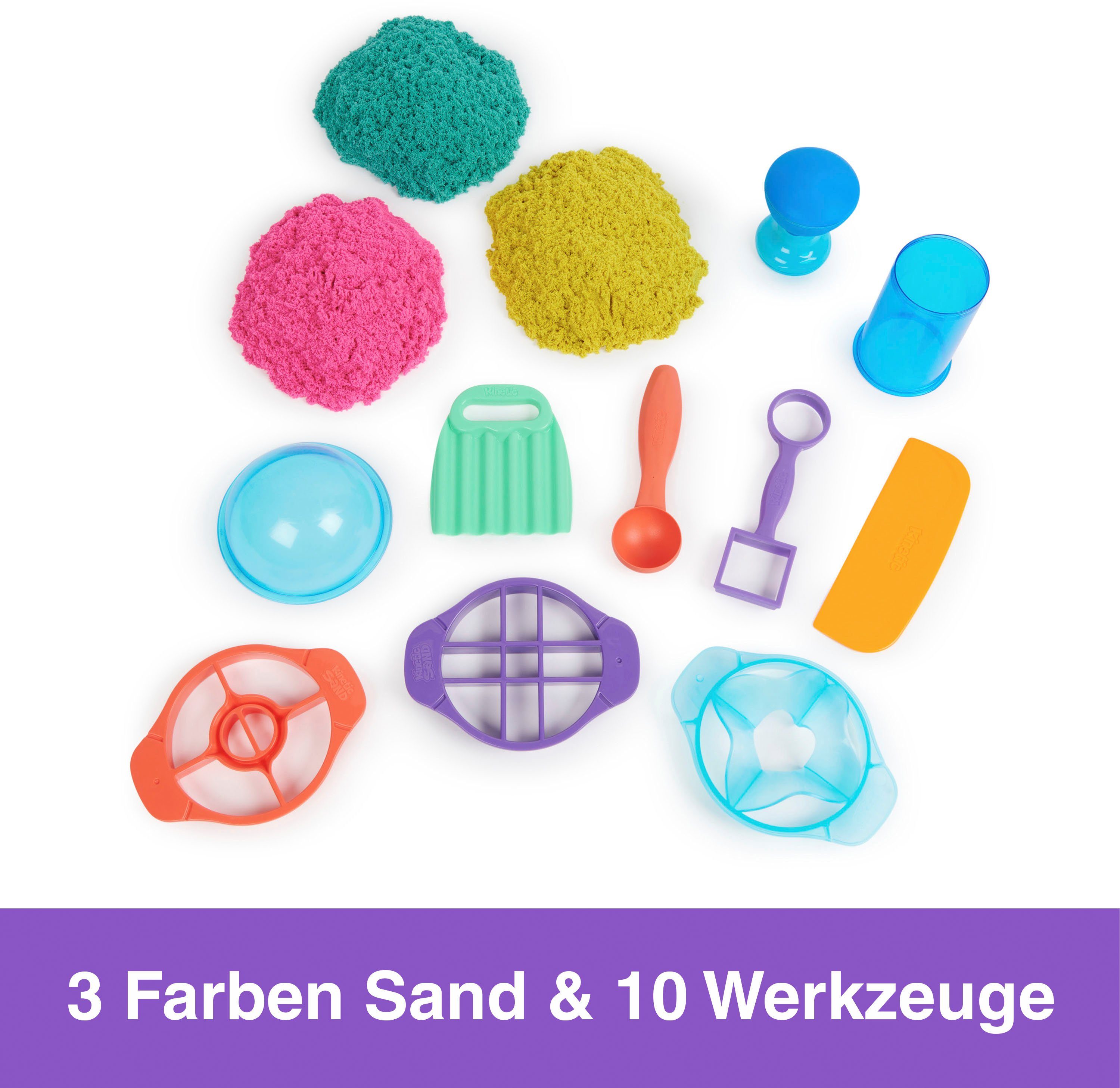 Spin Master Kreativset Kinetic Sand - Ultimate Sandisfying Set 907g