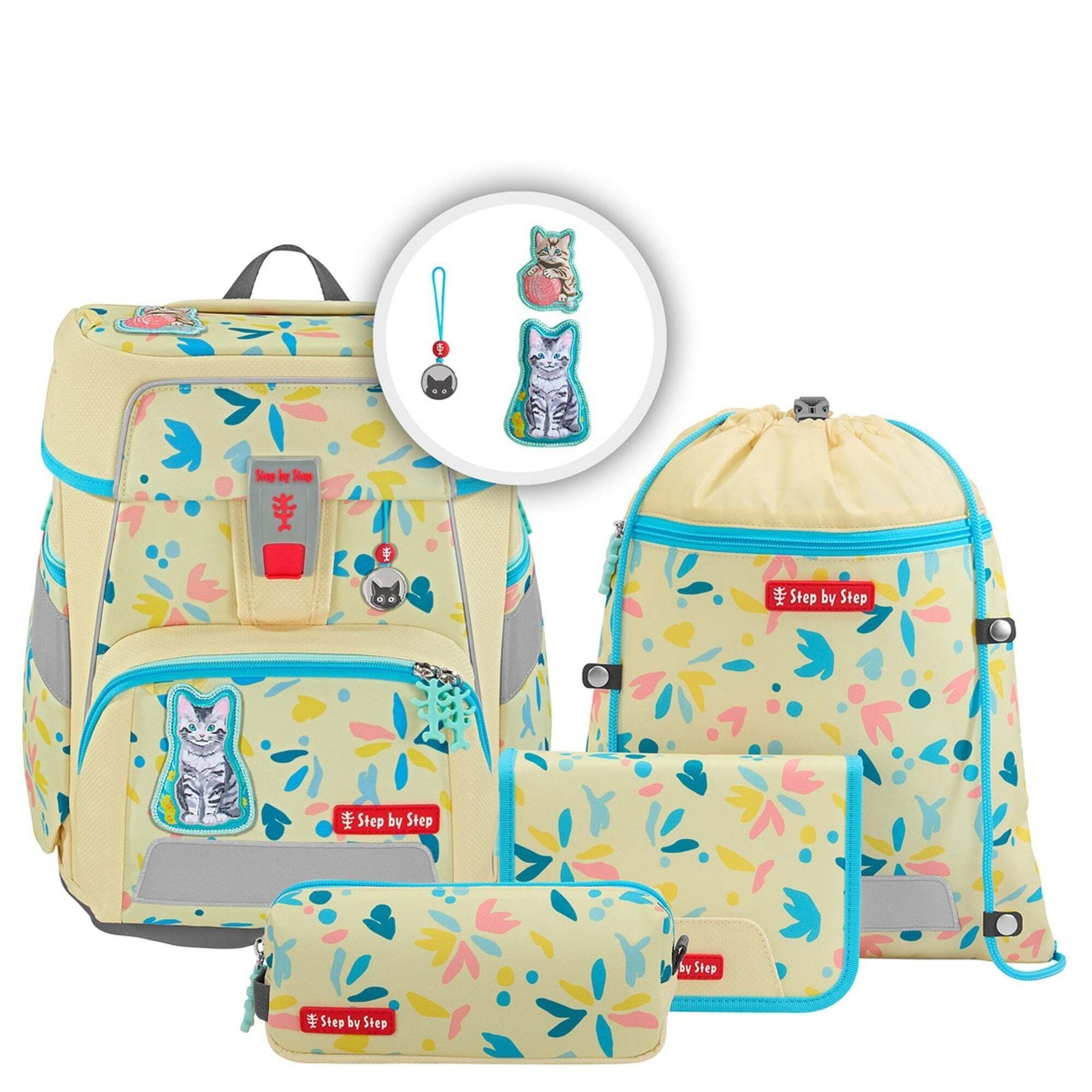 Step by Step Schulranzen Space - Schulranzen Set 5tlg. (Manta Rio) (1-tlg)