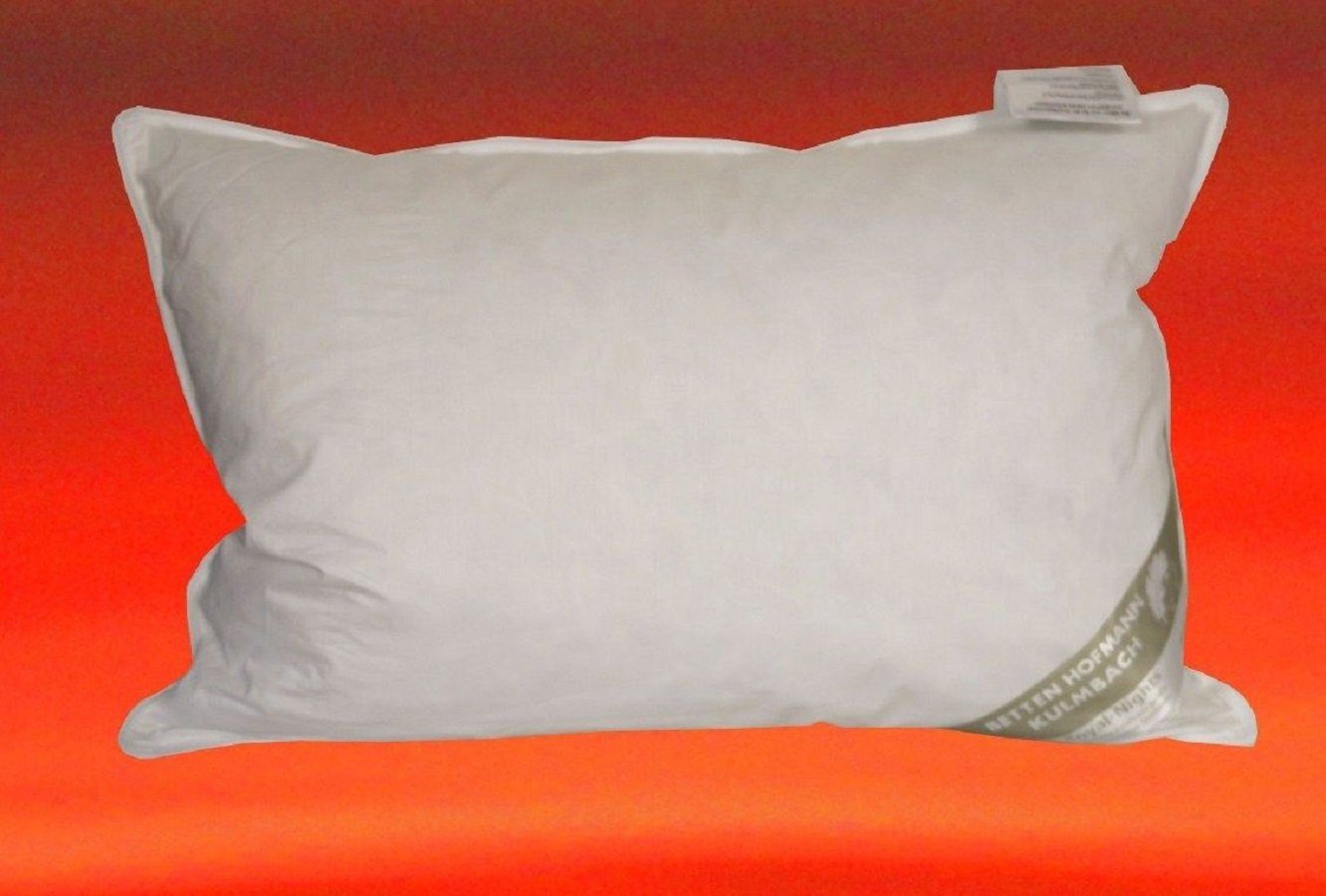 weich, Hofmann, Betten Daunenkissen Baumwolle, Rückenschläfer, Kopfkissen, 43x63cm 60% Bezug: Kopfkissen 100% Daunen angenehm Kopfkissen Seitenschläfer JAPAN Kissen