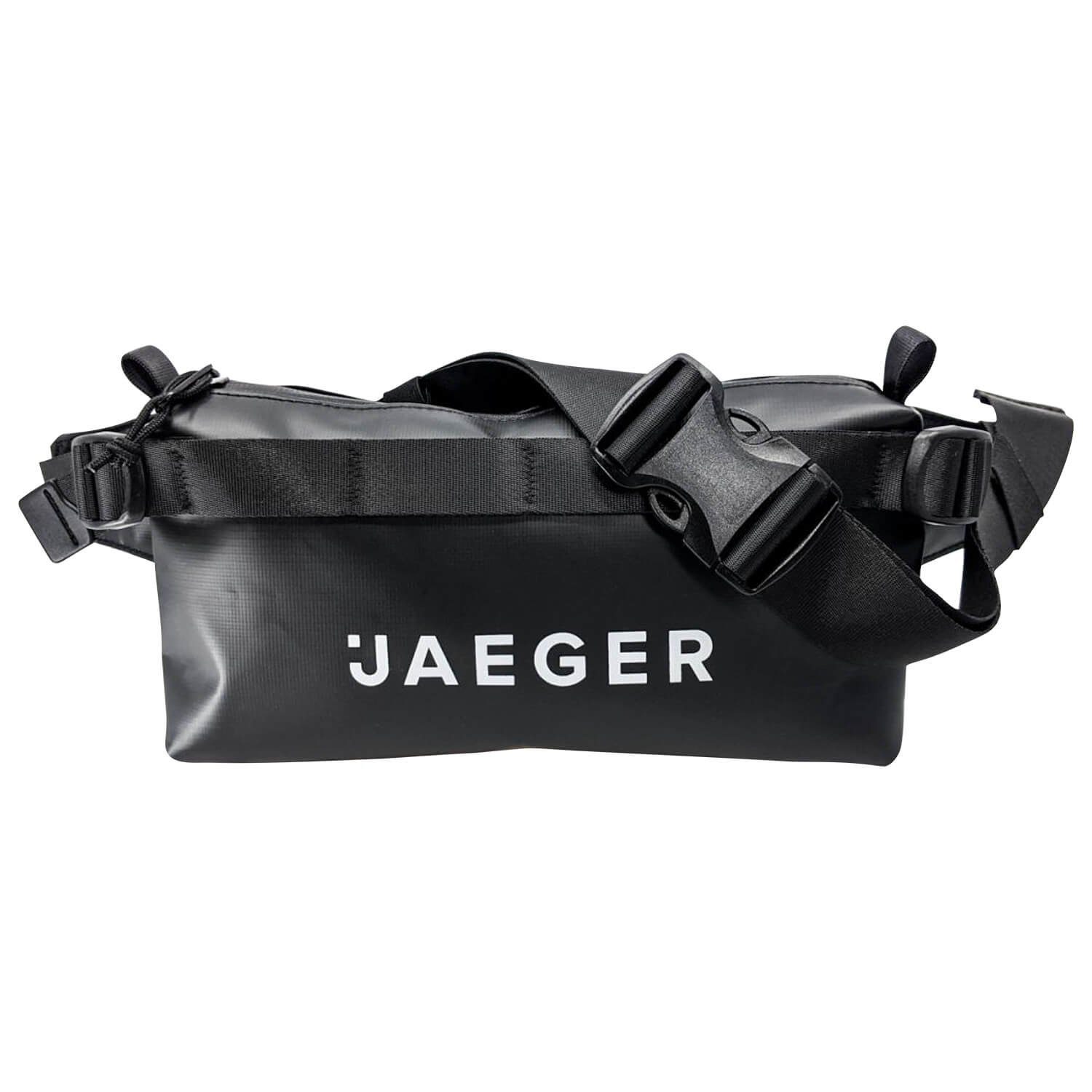 Jaeger Schultertasche Jaeger Hip Bag 3L Umhängetasche (wasserabweisendes Material), 3 Liter Fassungsvermögen, Zusätzliche Tasche auf der Hinterseite, Sportliches Design, einstellbare Grösse