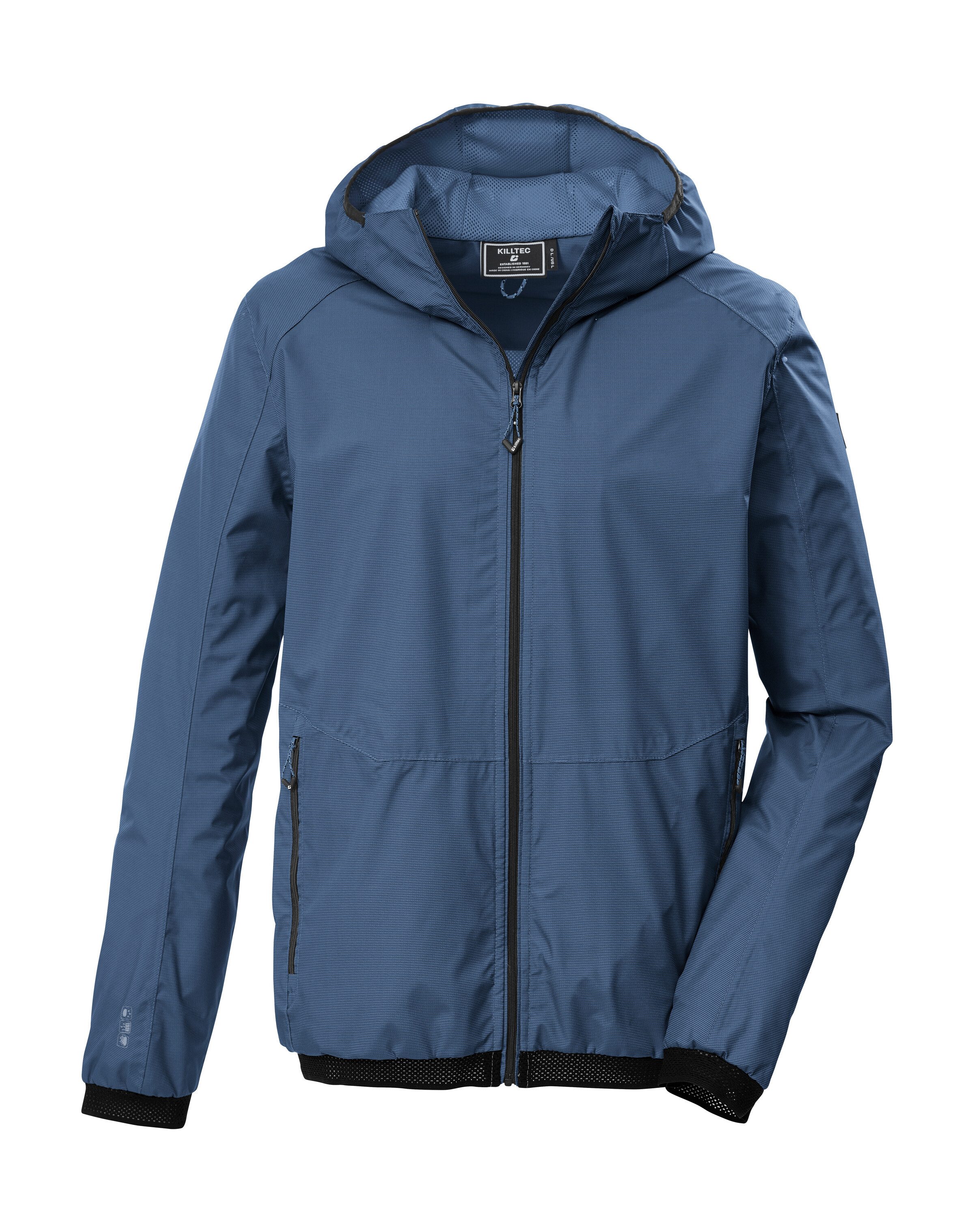 Killtec Funktionsjacke KOS 26 MN JCKT Leichte, wasserdichte, atmungsaktive Herrenjacke, verstaubar