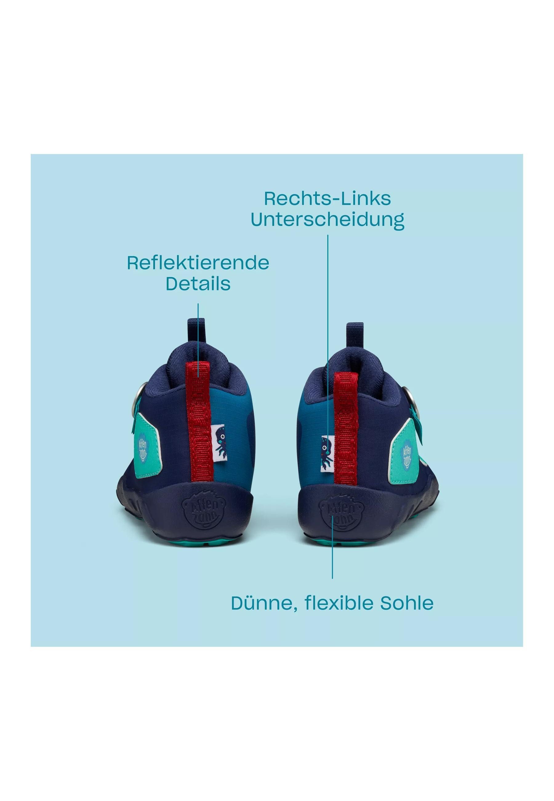Affenzahn Vegan Trail . Sneaker nach Barfußschuhprinzip