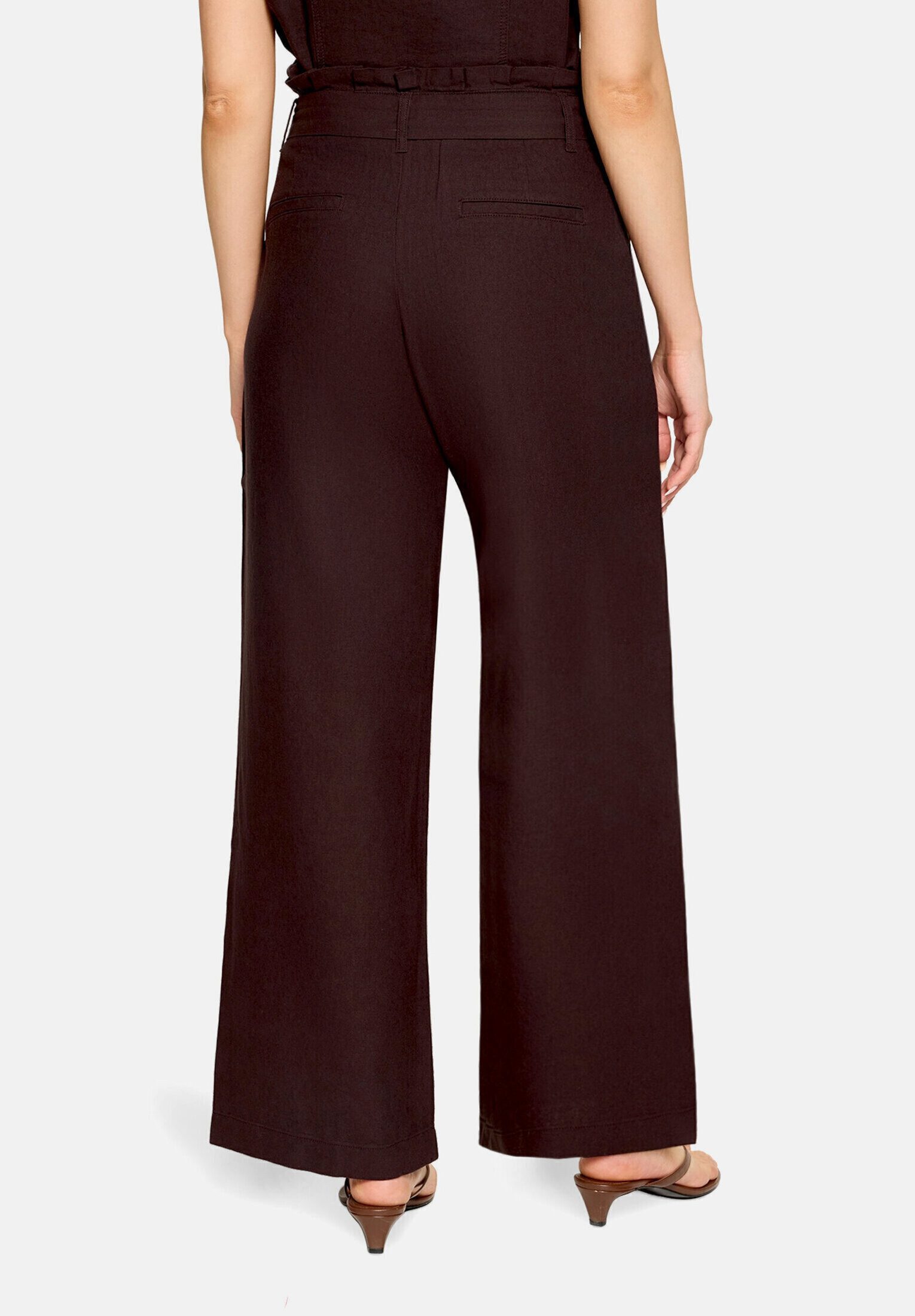 Cartoon Stoffhose Damen mit Bundfalten