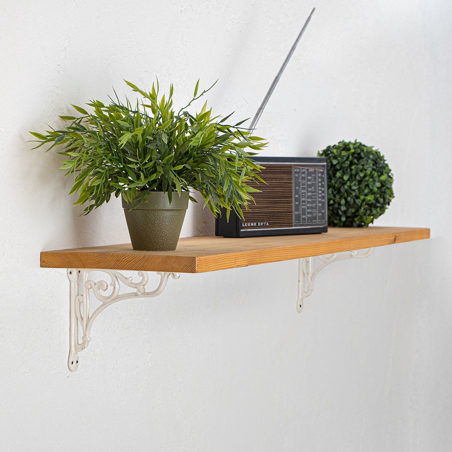 Moritz Wandregalhalter 2er Set Regalwinkel 16,7 x 20,5 cm Regalträger, Rega günstig online kaufen