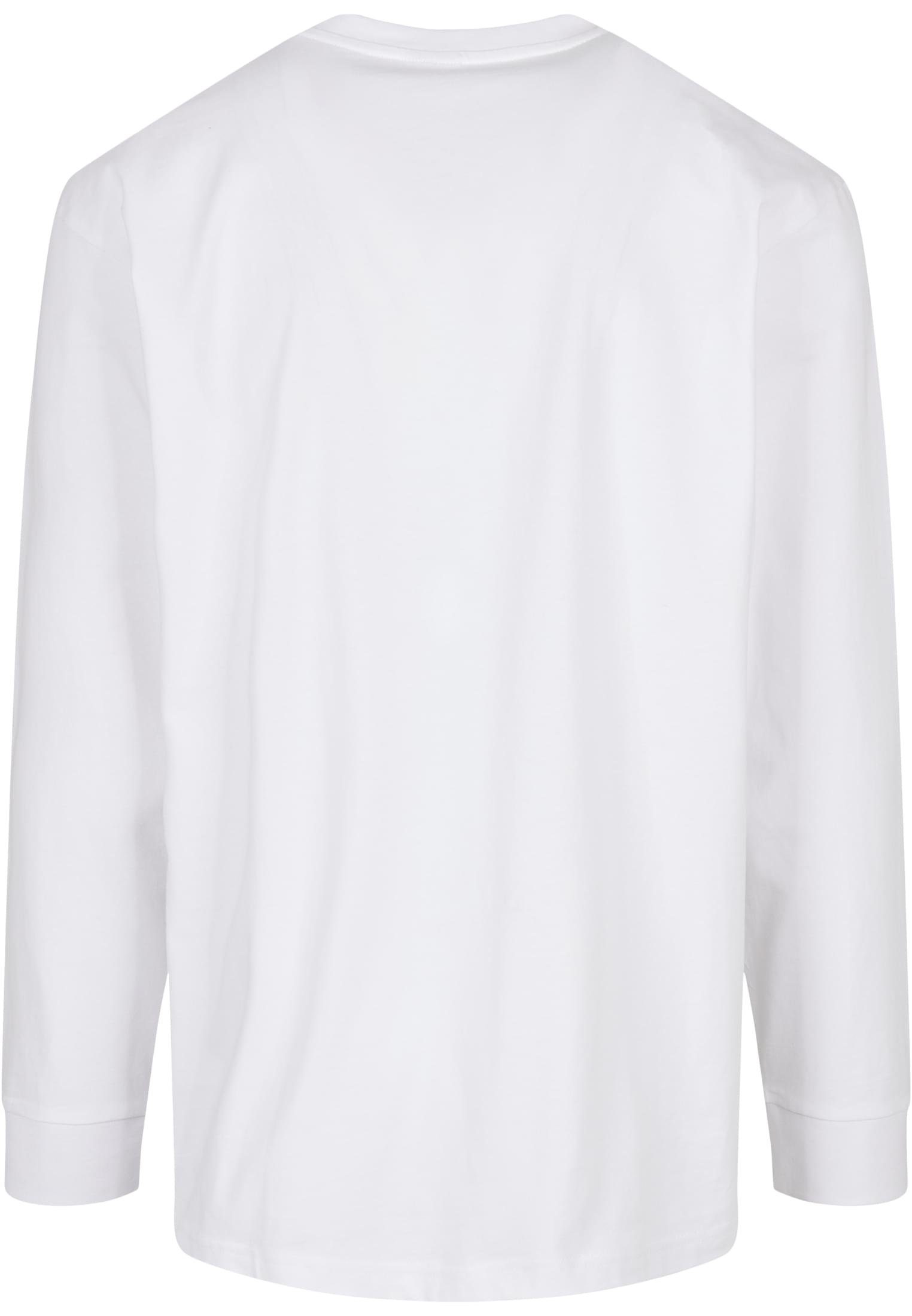 Herren CLASSICS Oversized white Heavy T-Shirt Pocket Longsleeve URBAN (1-tlg)