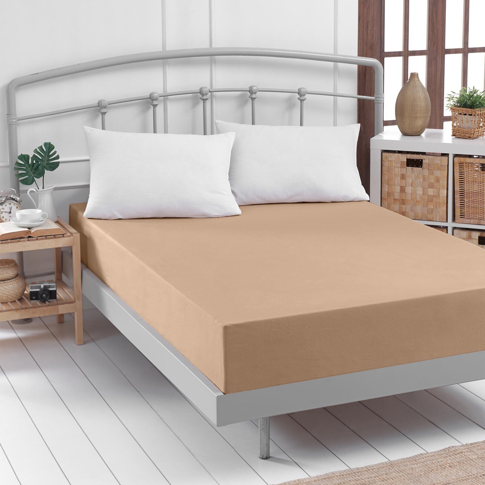 TRAUMSCHLAF Spannbettlaken Feinbiber Boxspring, Biber, Gummizug: günstig online kaufen