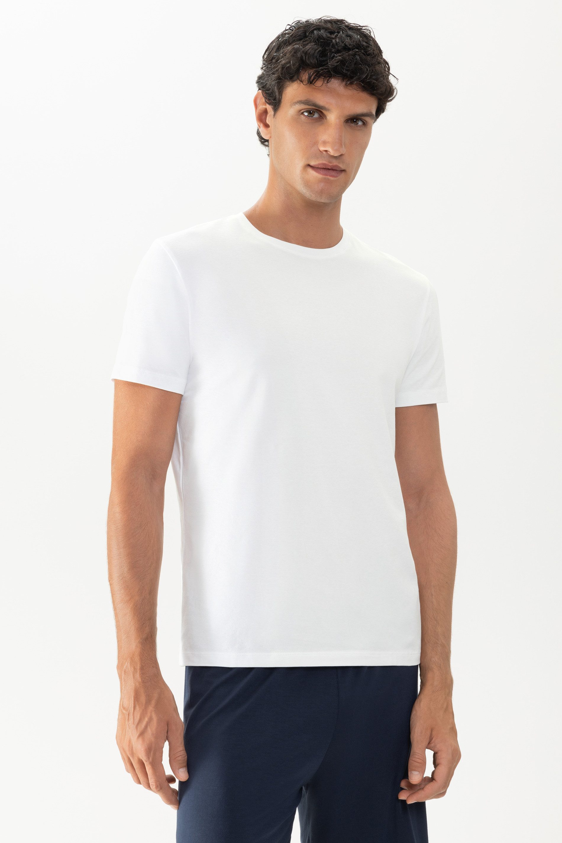Kurzarmshirt Mey Herren T-Shirt Serie Relax Uni T-Shirt