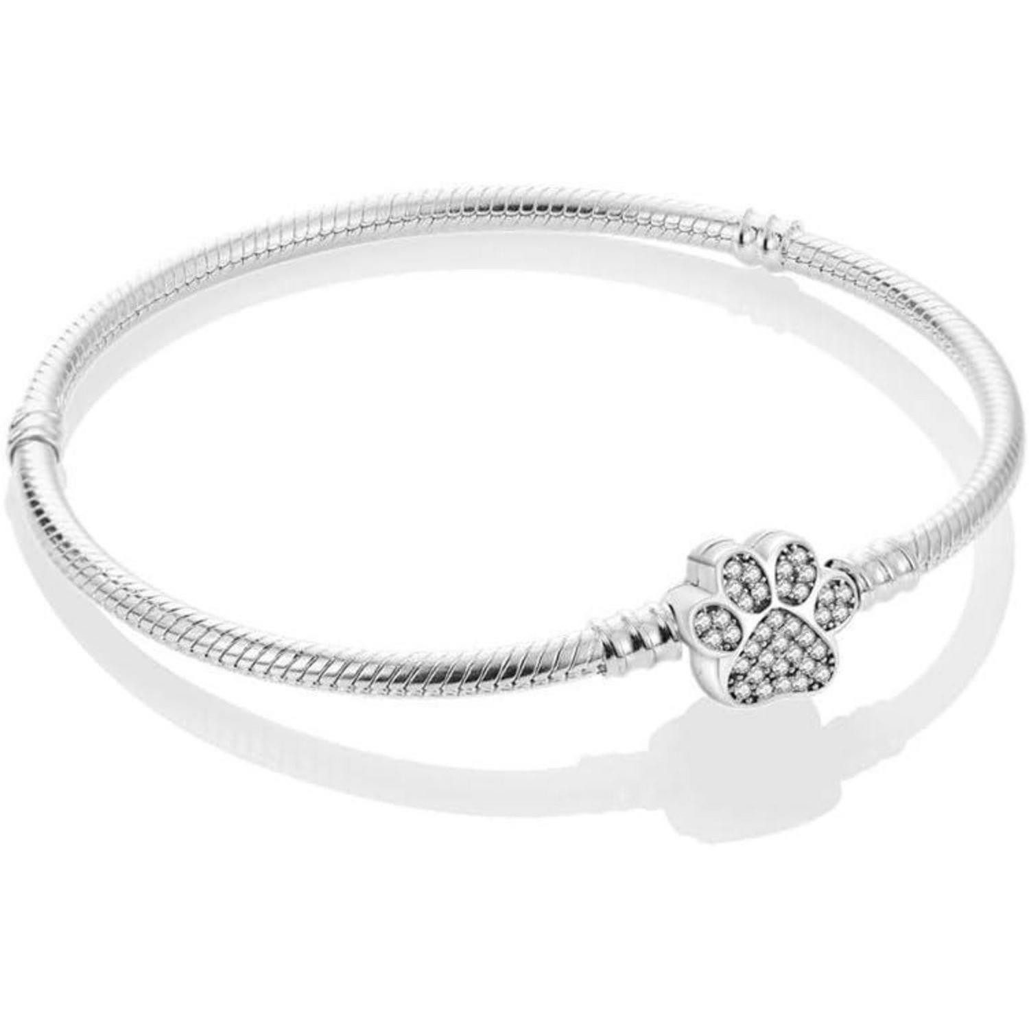 LuxusKollektion Gliederarmband Armband 925 Sterling Silber Kugelverschluss