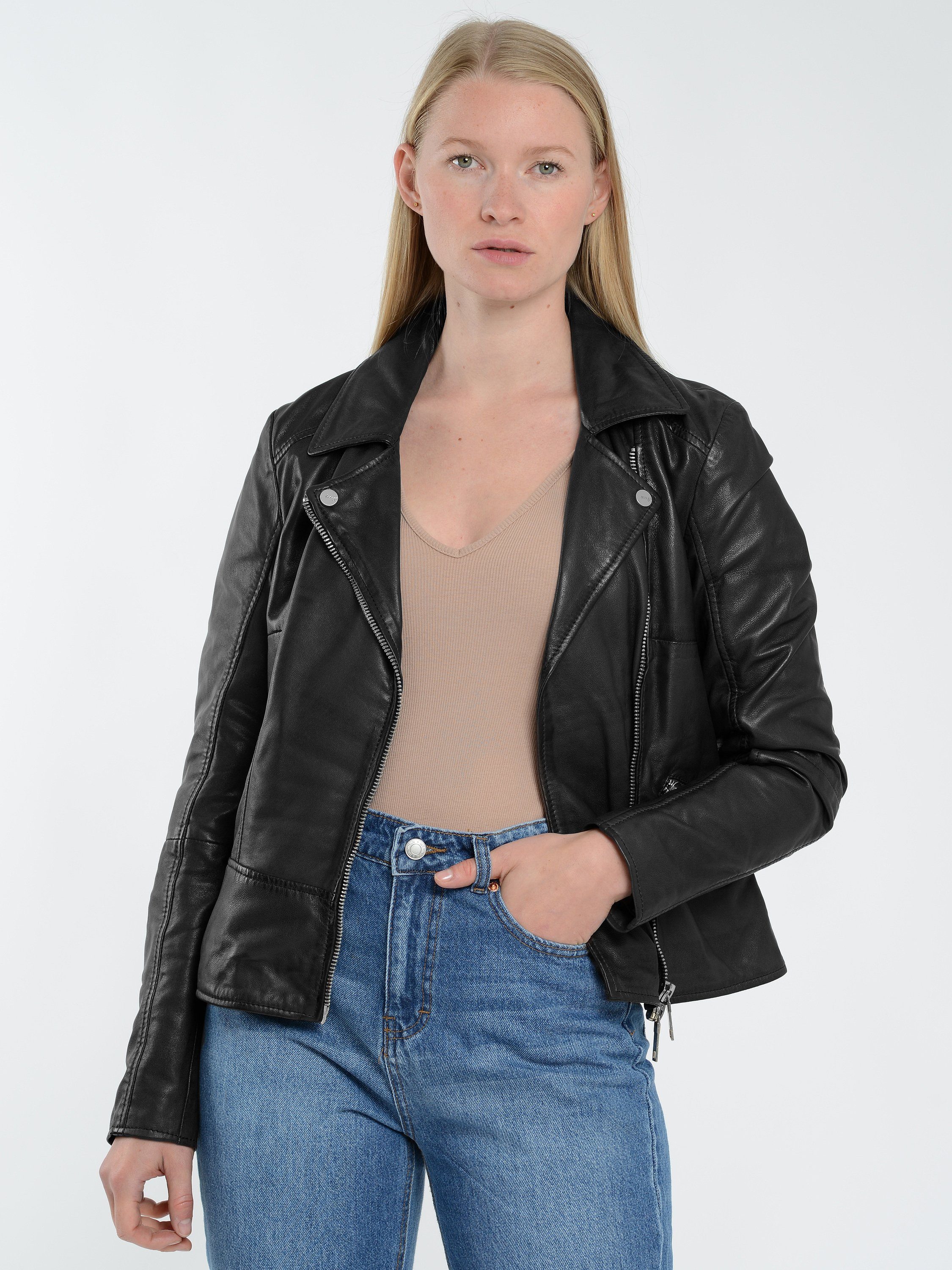 Maze Lederjacke 4202129 black | Übergangsjacken