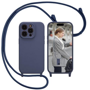 CoolGadget Handykette Premium Handyhülle mit verstellbarer Handykette für iPhone 12 Pro, Hülle zum Umhängen Kette, Ideal für Festival- und Outdoor-Enthusiasten