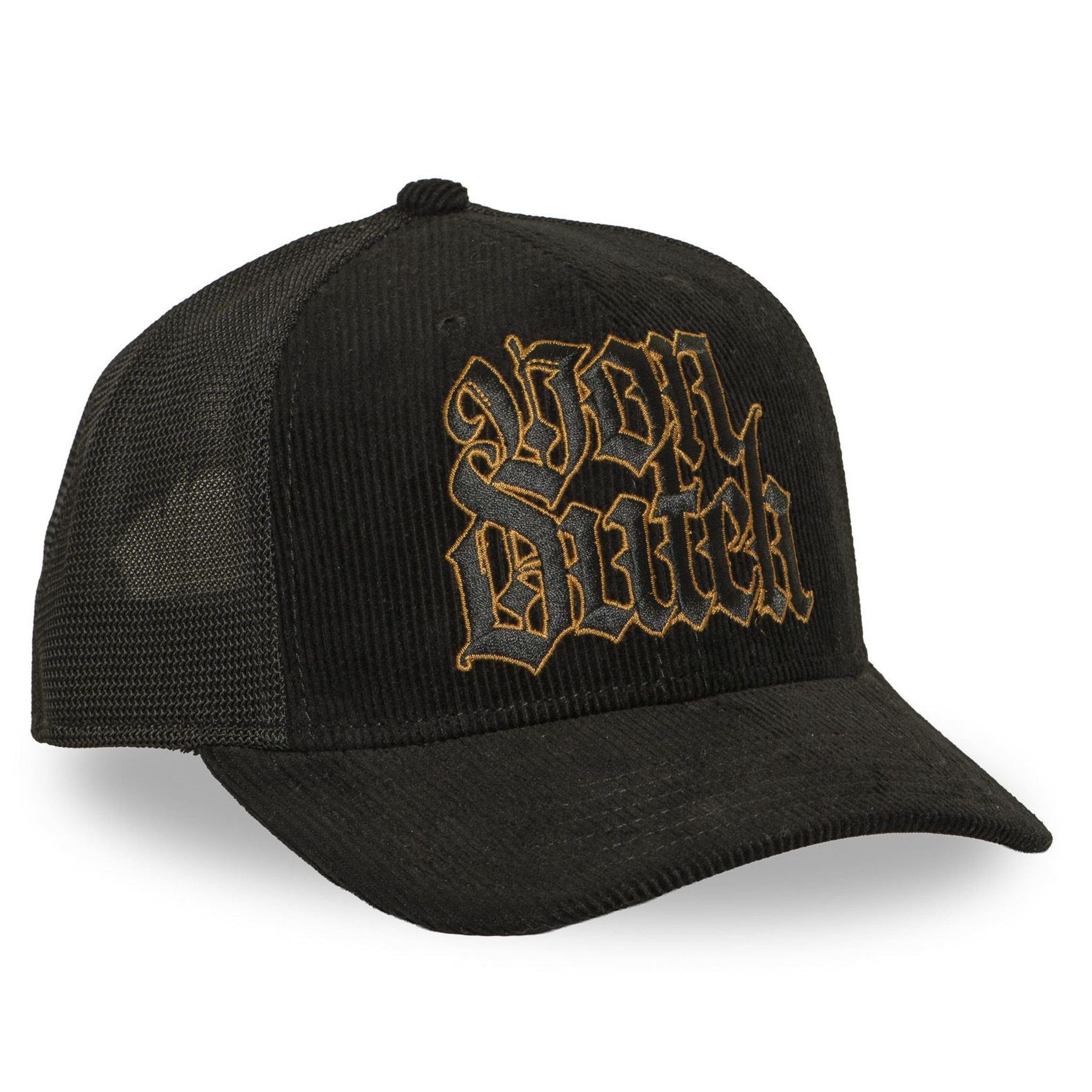 Von Dutch Trucker Cap Von Dutch Originals Trucker Cap Half Curved VON DUTCH Premium (Basecap, Basecap, Meshcap, Trucker Kappe) 1929 Druck auf Schirmunterseite