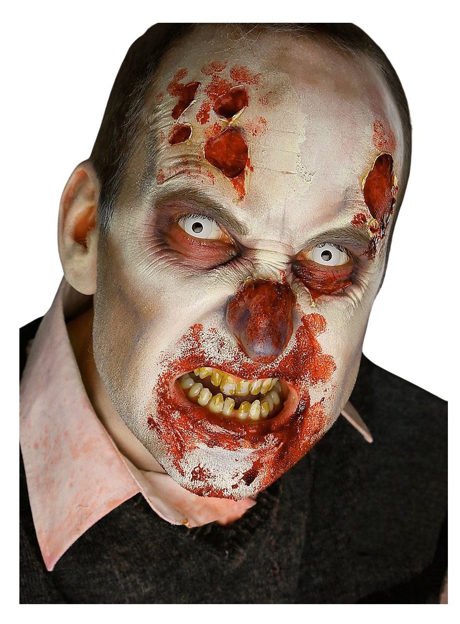 Maskworld Theaterschminke Make-up Set Zombie, Halloween Schminkset mit perfekt abgestimmten Komponenten