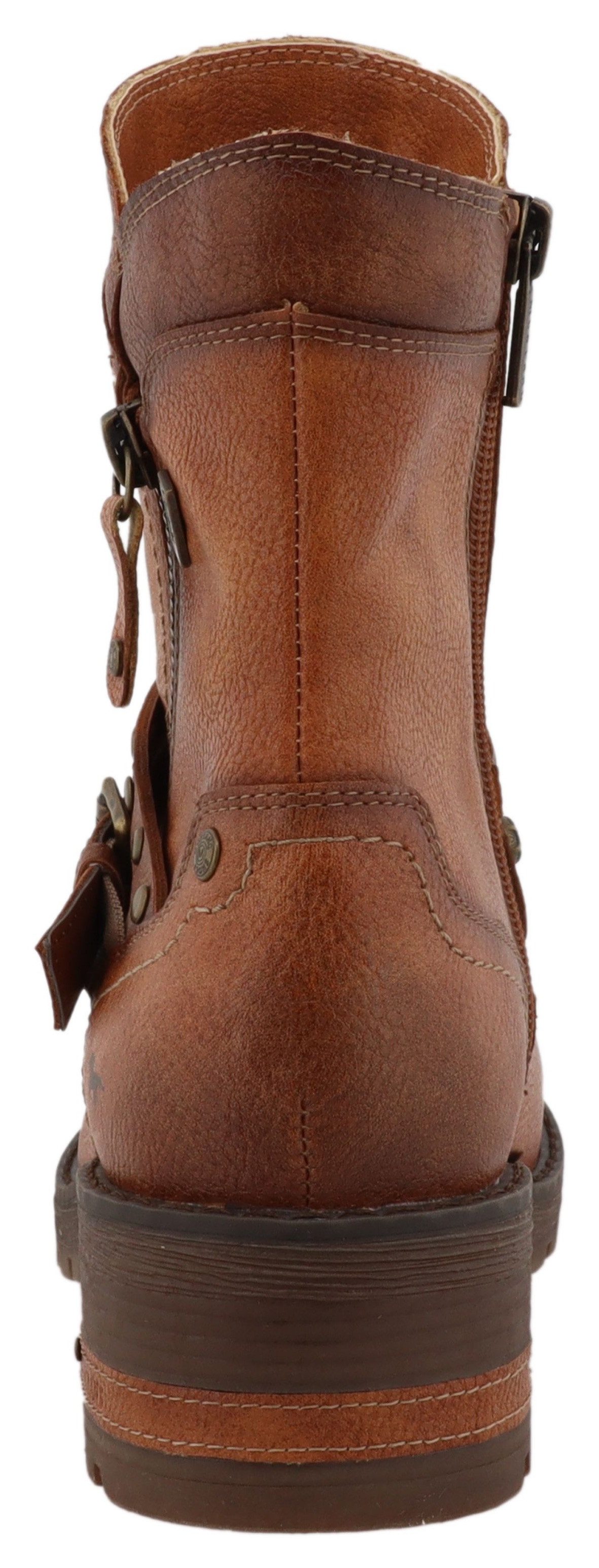 Mustang Shoes Haukea Winterboots Biker Boots mit Blockabsatz und TEX-Membra günstig online kaufen