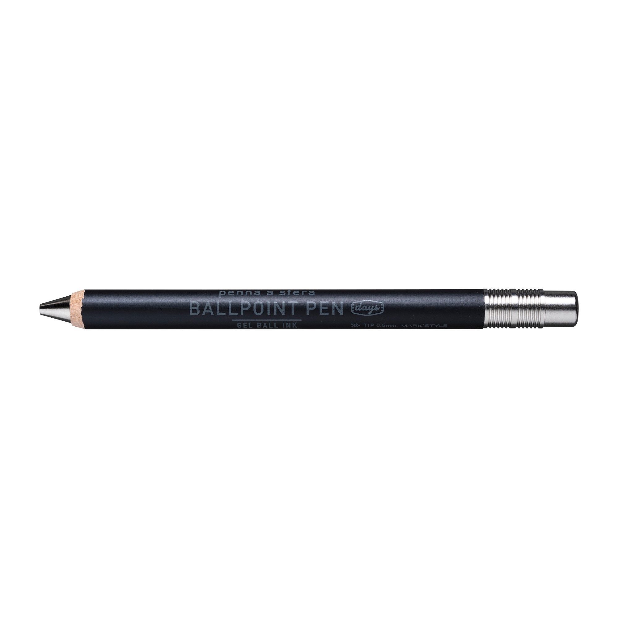 Mark's Europe Kugelschreiber Schreibstift 0,5 mm Schwarzmine Holzschaft, präzise