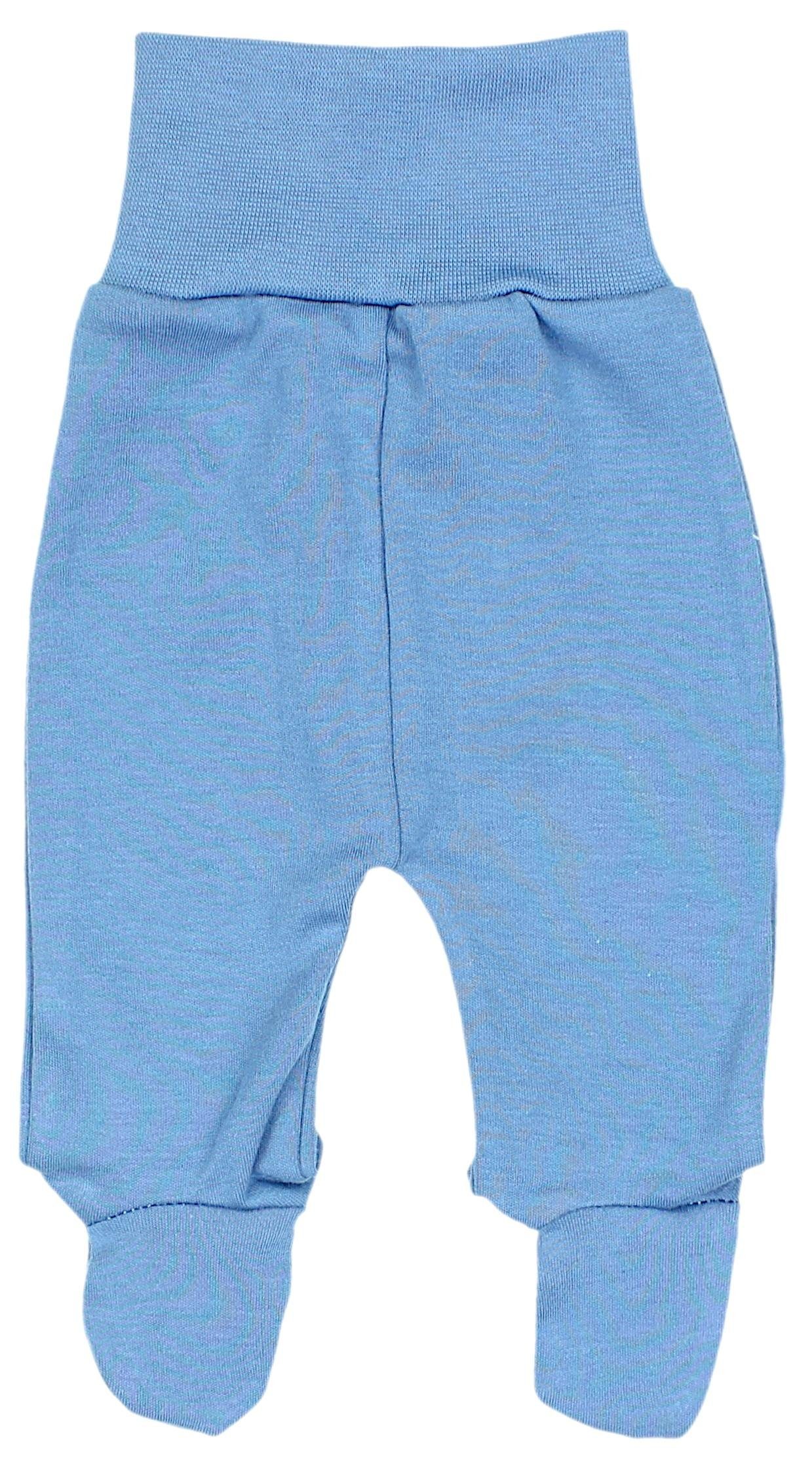TupTam Schlupfhose Mintgrün Pack Fuß Jeans Baby Unisex Blau mit TupTam Hose Dunkelblau 5er Bunte