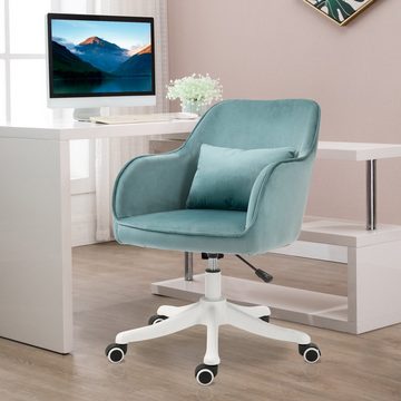 Vinsetto Schreibtischstuhl Bürostuhl Höhenverstellbar mit Vibrationsfunktion