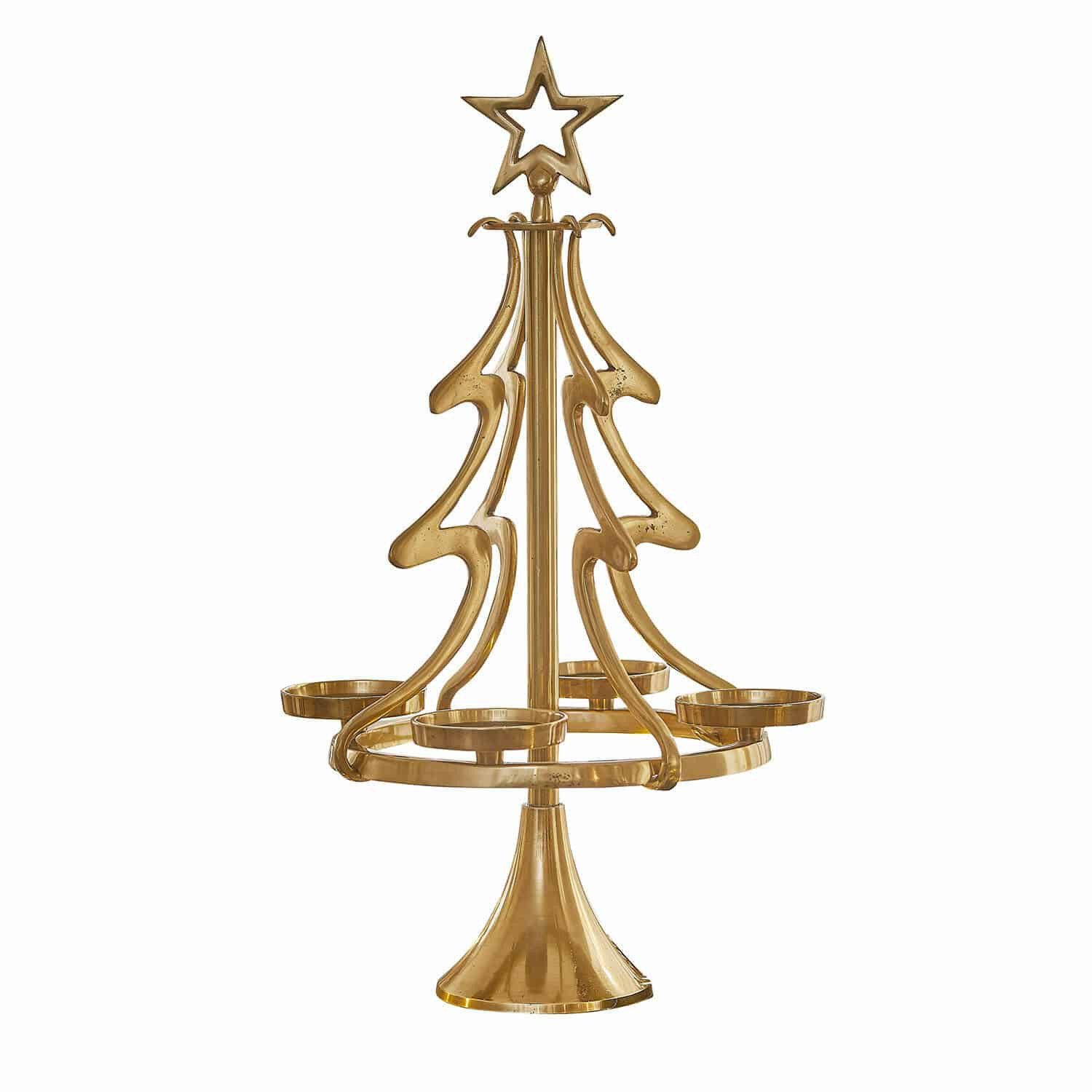 Mirabeau Adventskranz Adventskranzständer Gaetana gold