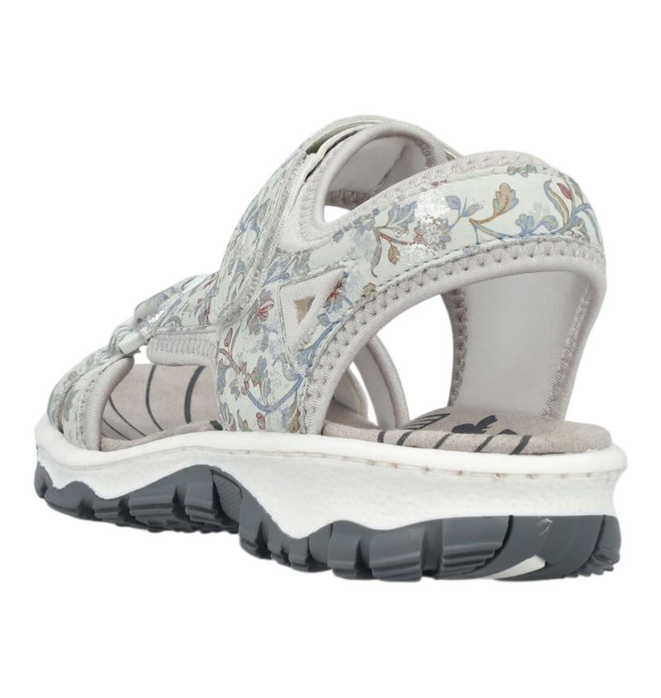 Rieker Trekkingsandale 68879-96 hellgrau/bunt Damen Sandale – Bild 5 von 5